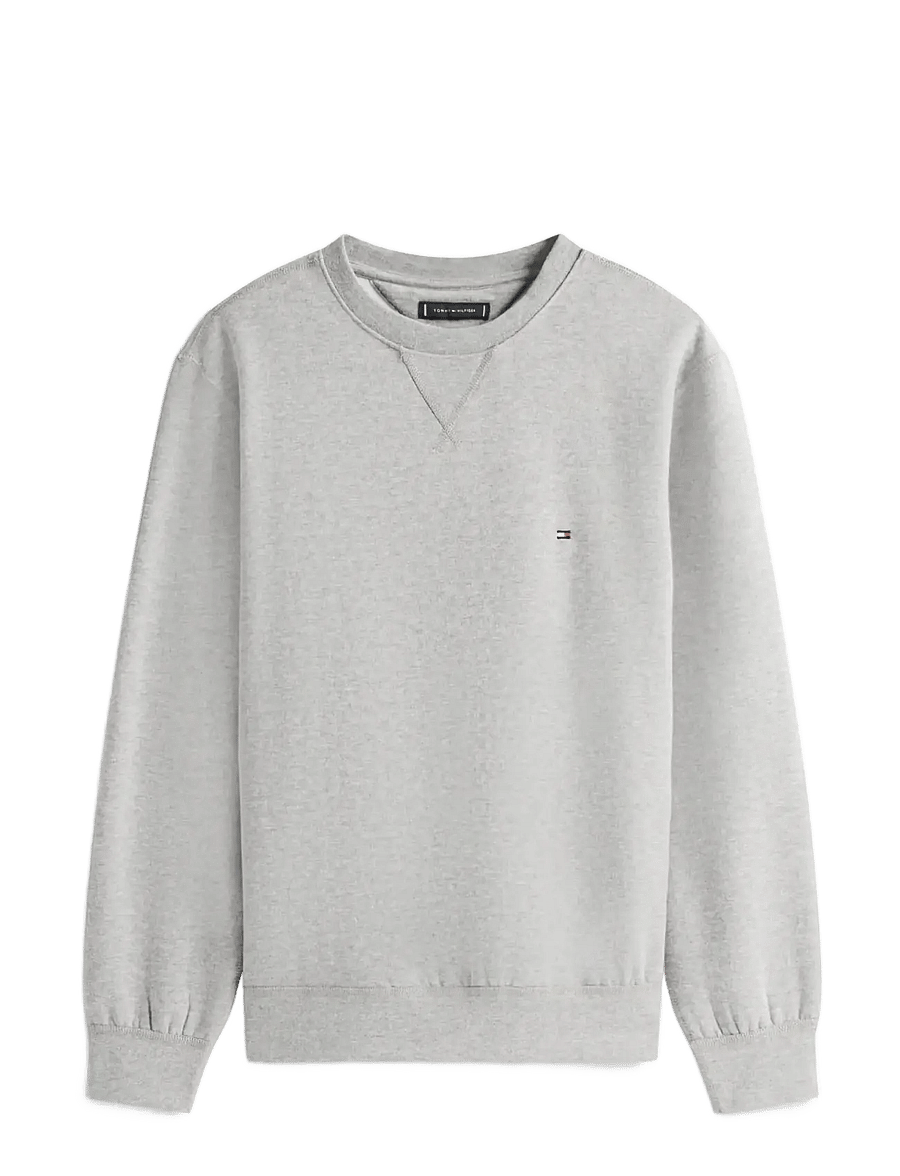 Tommy Hilfiger - ESSENTIAL FLEECE CREWNECK - puhkuse põhitooted - medium grey heather - 1