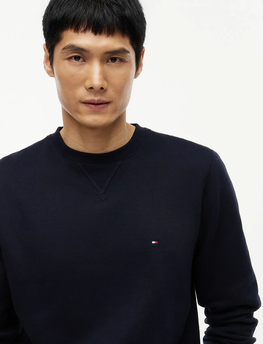 Tommy Hilfiger - ESSENTIAL FLEECE CREWNECK - puhkuse põhitooted - navy blue - 4