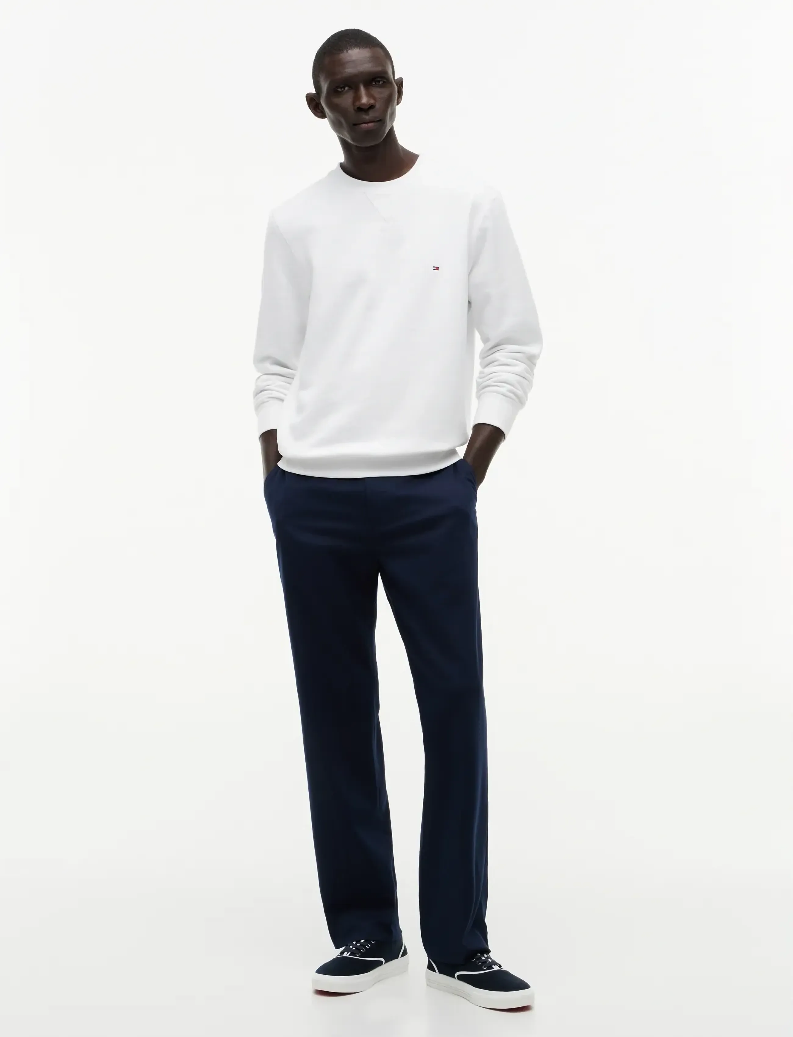 Tommy Hilfiger - ESSENTIAL FLEECE CREWNECK - hettupeysur - white - 5