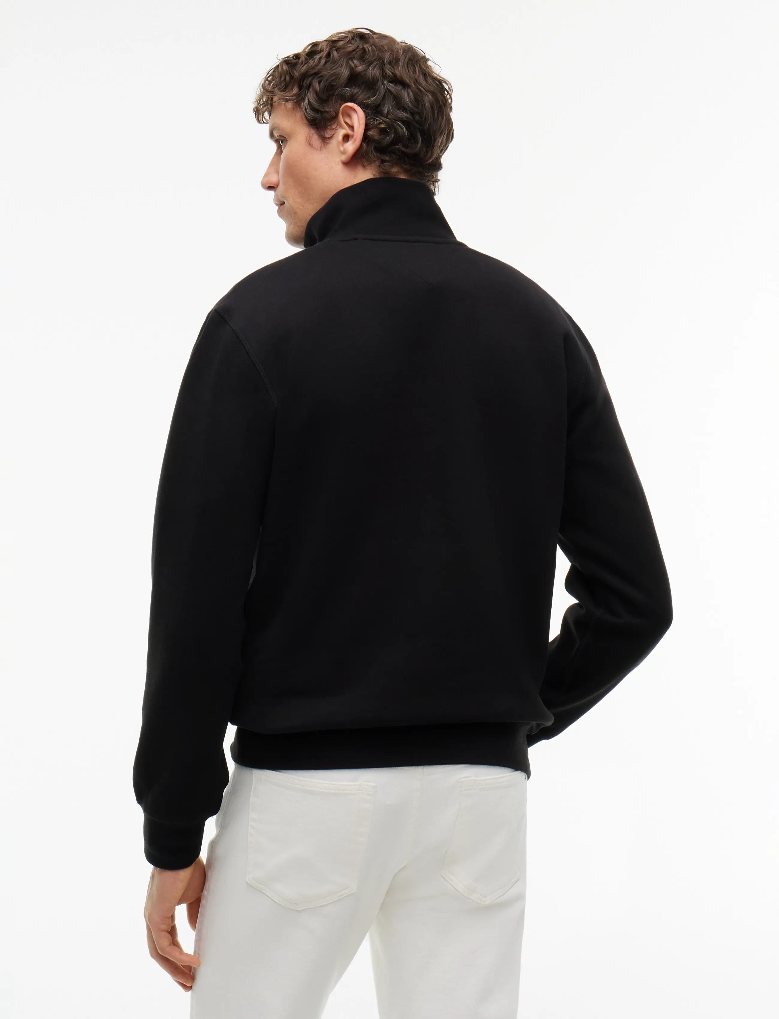 Tommy Hilfiger - ESSENTIAL FLEECE 1/4 ZIP - pullover mit halbem reißverschluss - black - 3