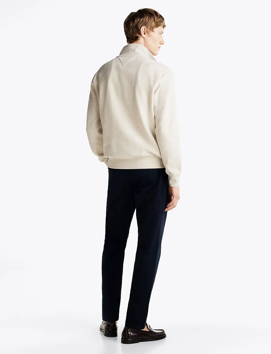 Tommy Hilfiger - ESSENTIAL FLEECE 1/4 ZIP - heathered oatmilk - 4