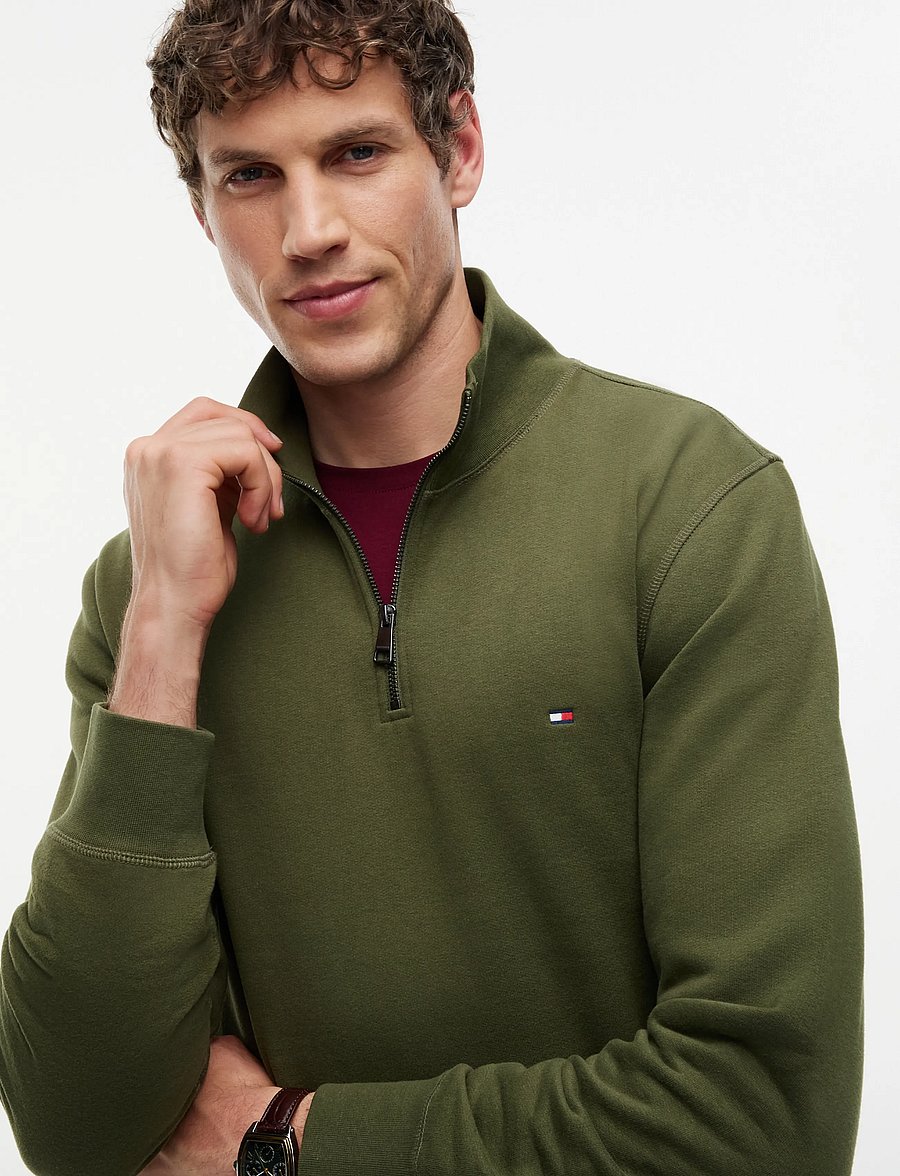 Tommy Hilfiger - ESSENTIAL FLEECE 1/4 ZIP - pullover mit halbem reißverschluss - huntsman green - 3