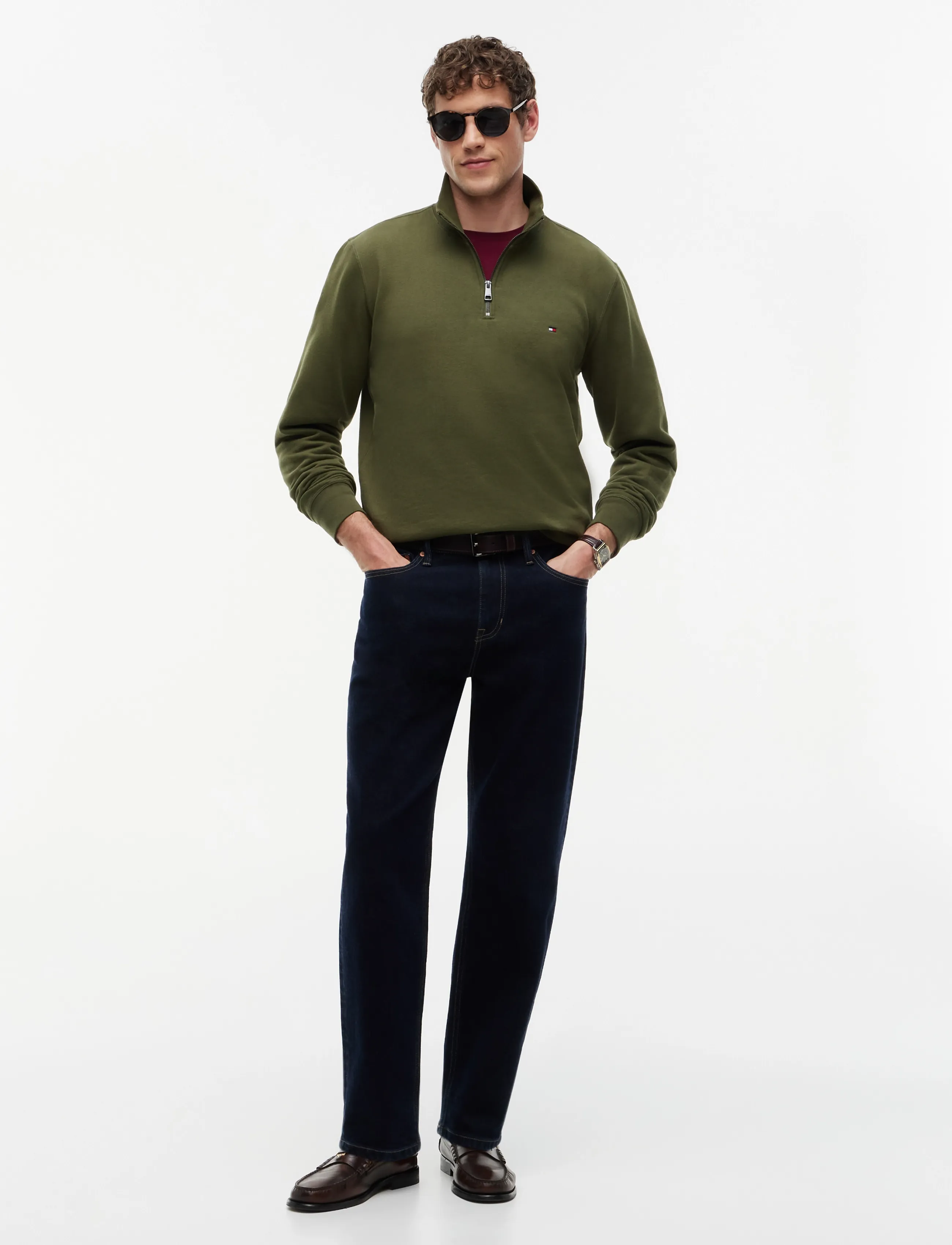 Tommy Hilfiger - ESSENTIAL FLEECE 1/4 ZIP - pullover mit halbem reißverschluss - huntsman green - 4