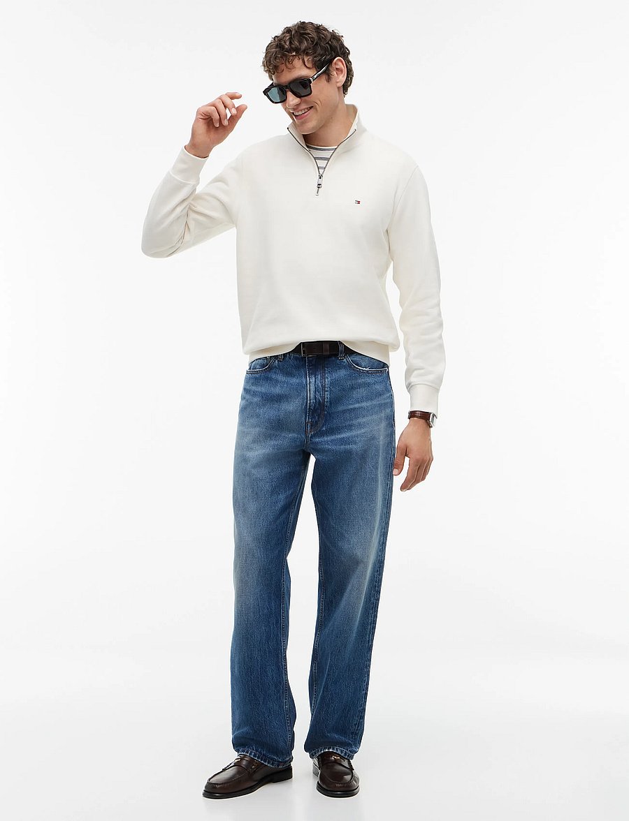 Tommy Hilfiger - ESSENTIAL FLEECE 1/4 ZIP - pullover mit halbem reißverschluss - ivory petal - 4