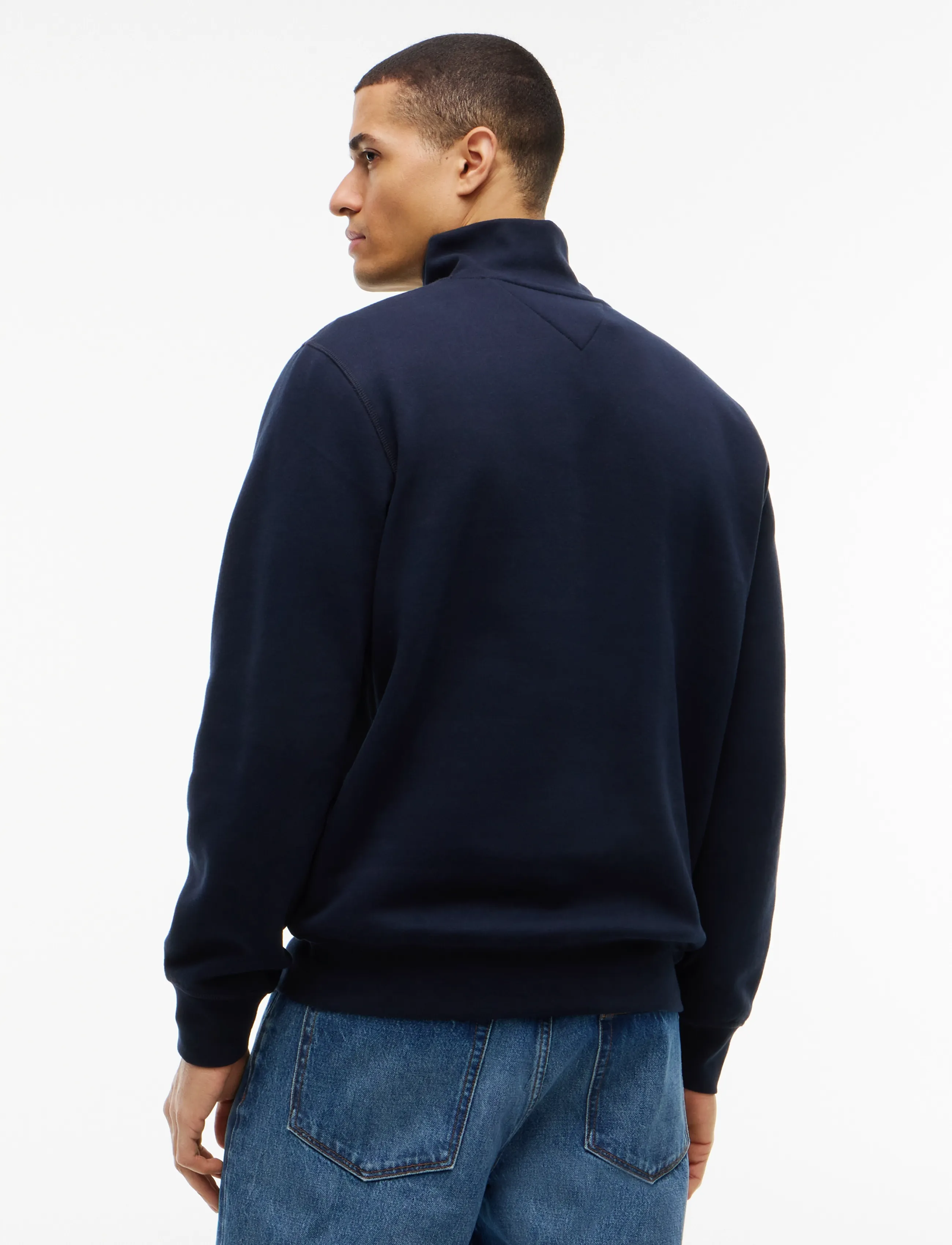 Tommy Hilfiger - ESSENTIAL FLEECE 1/4 ZIP - pullover mit halbem reißverschluss - navy blue - 3