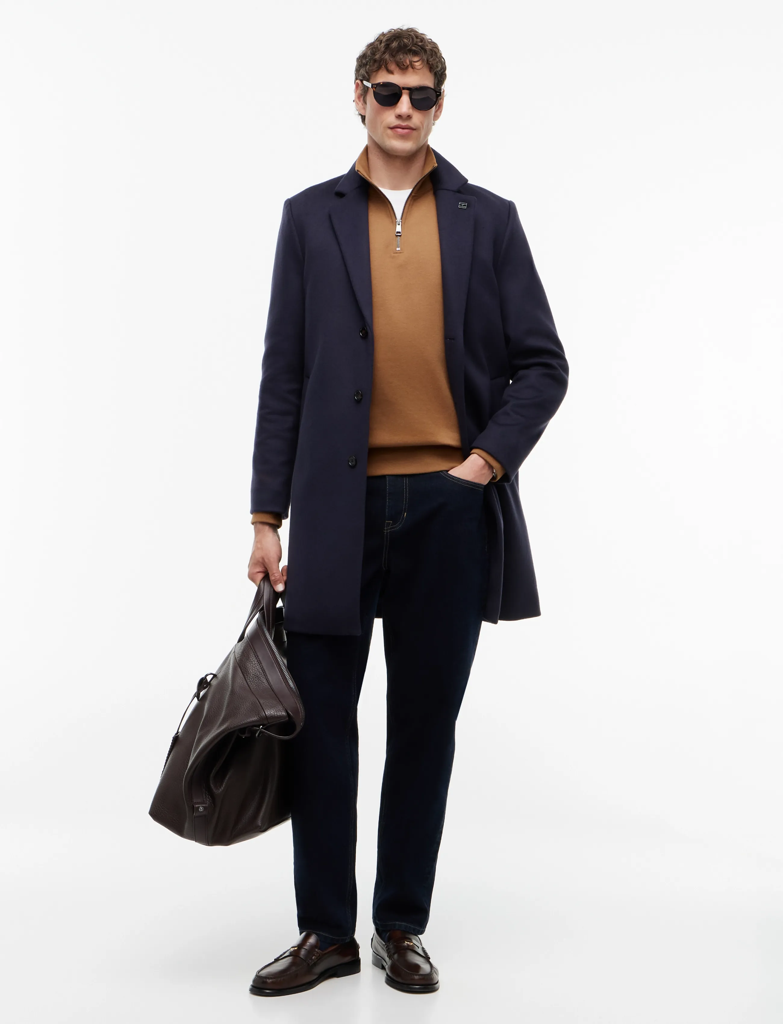 Tommy Hilfiger - ESSENTIAL FLEECE 1/4 ZIP - pullover mit halbem reißverschluss - timeless tawny - 4