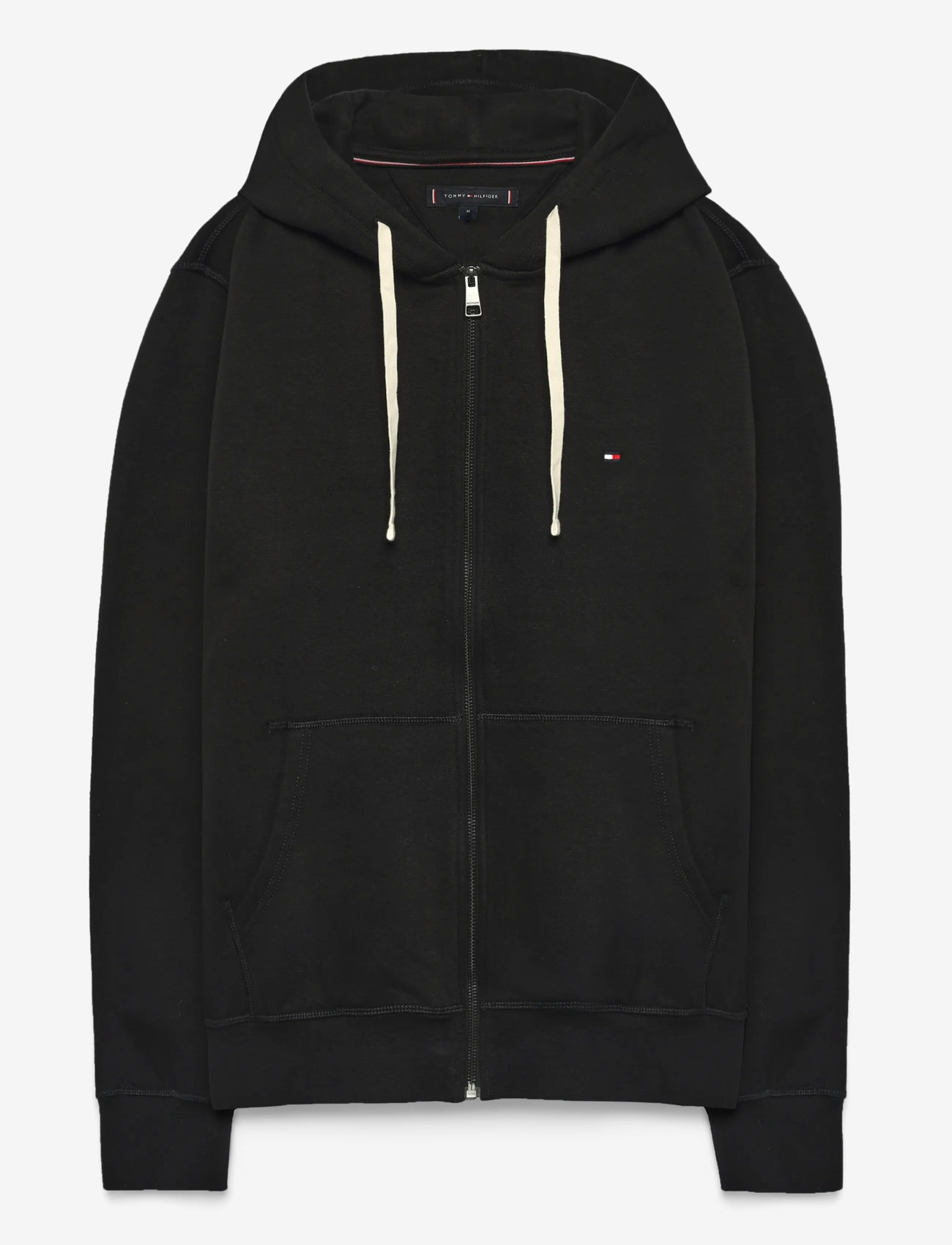 Tommy Hilfiger - ESSENTIAL FLEECE ZIP THROUGH - kapuzenpullover - black - 1