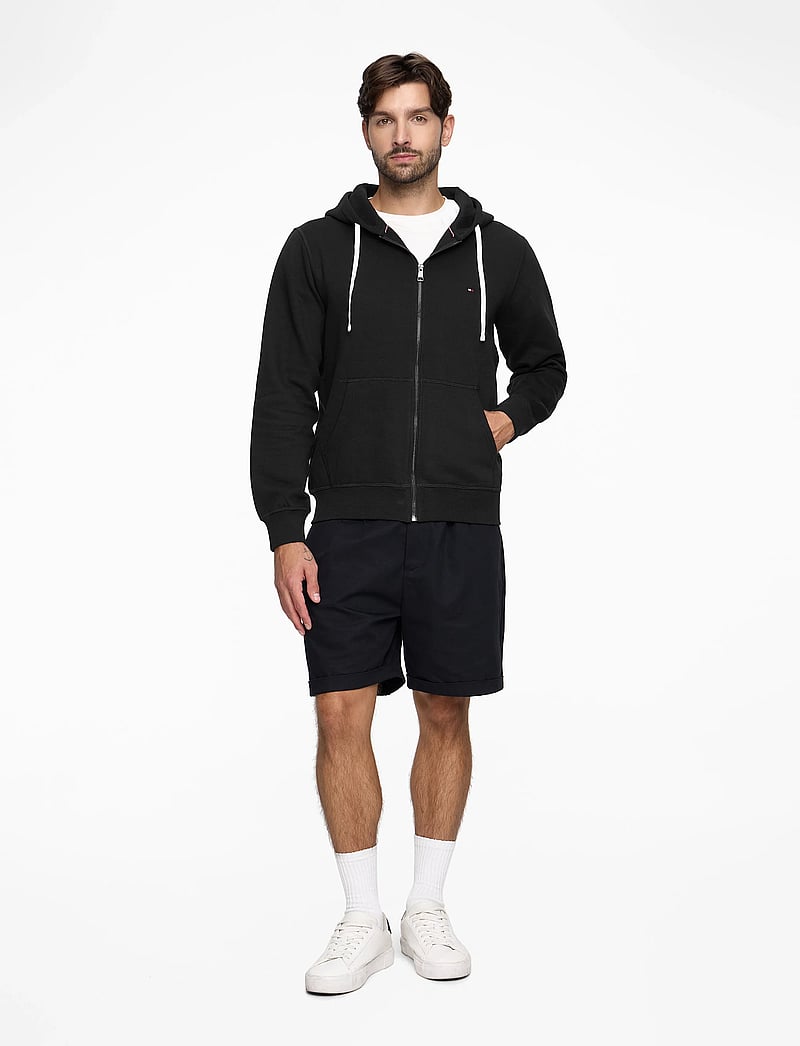 Tommy Hilfiger - ESSENTIAL FLEECE ZIP THROUGH - kapuzenpullover - black - 2