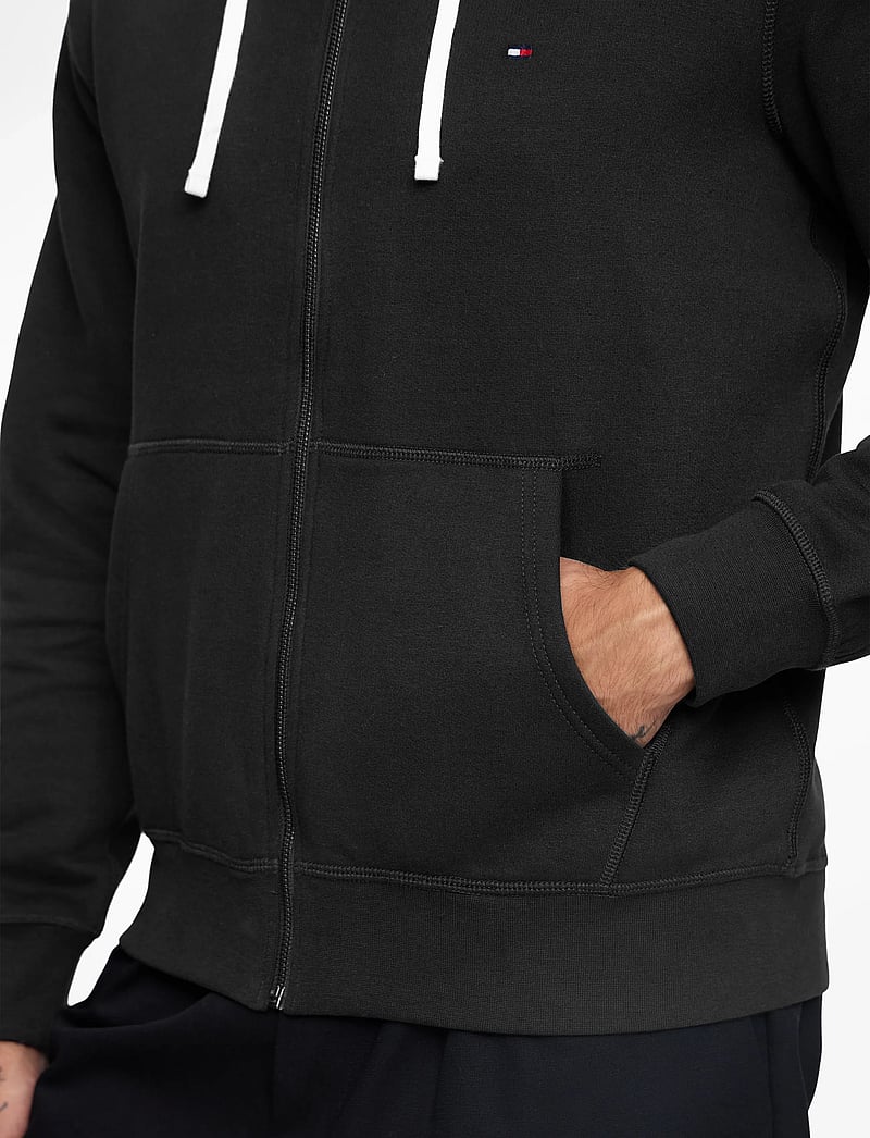 Tommy Hilfiger - ESSENTIAL FLEECE ZIP THROUGH - kapuzenpullover - black - 5