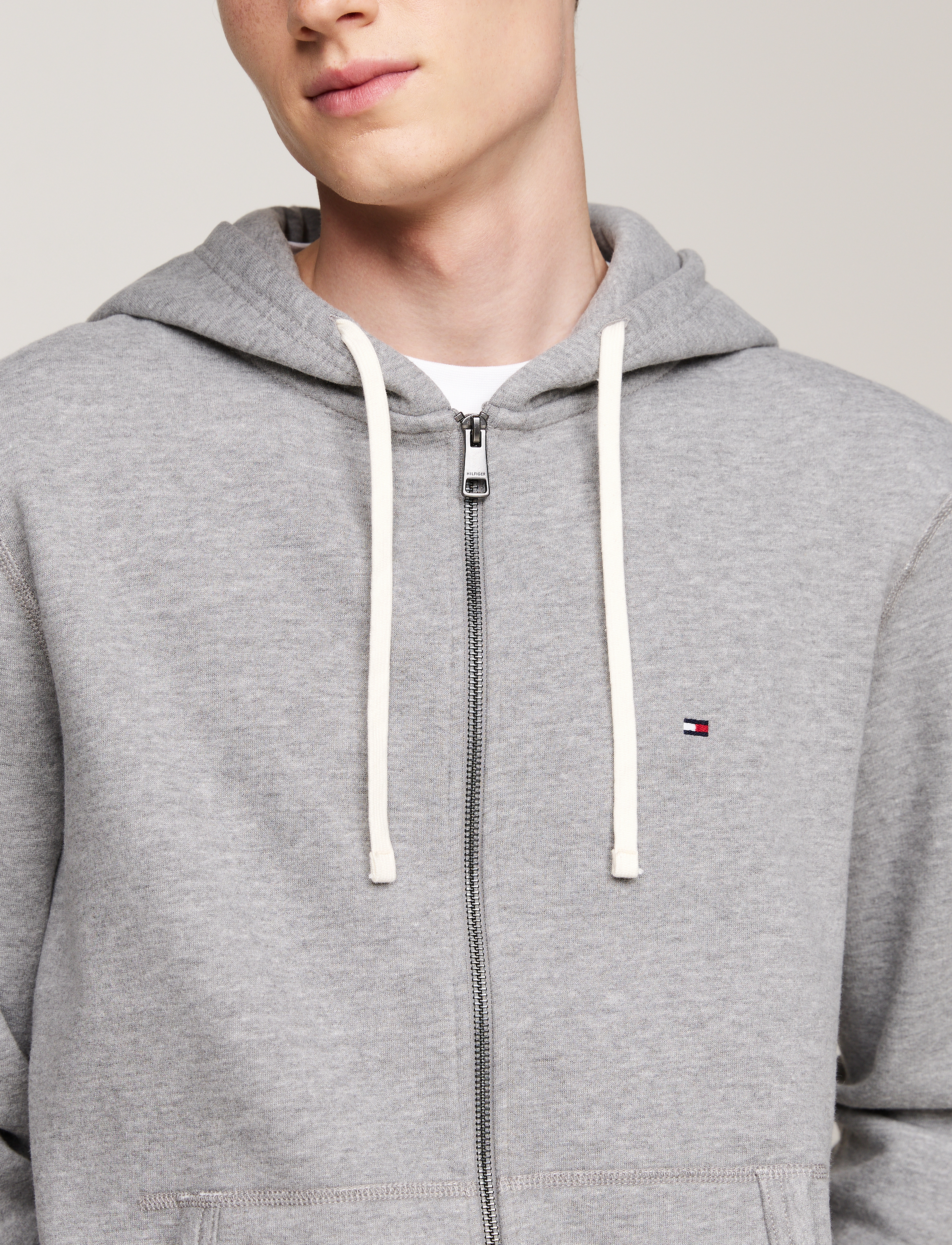 Tommy Hilfiger - ESSENTIAL FLEECE ZIP THROUGH - medium grey heather - 2