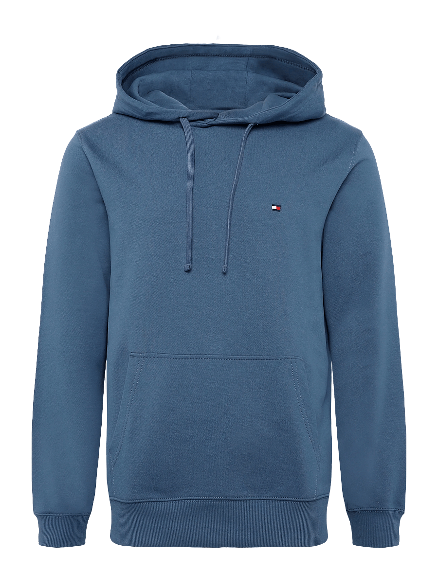 Tommy Hilfiger - ESSENTIAL TERRY HOODY - hættetrøjer - aegean sea - 1