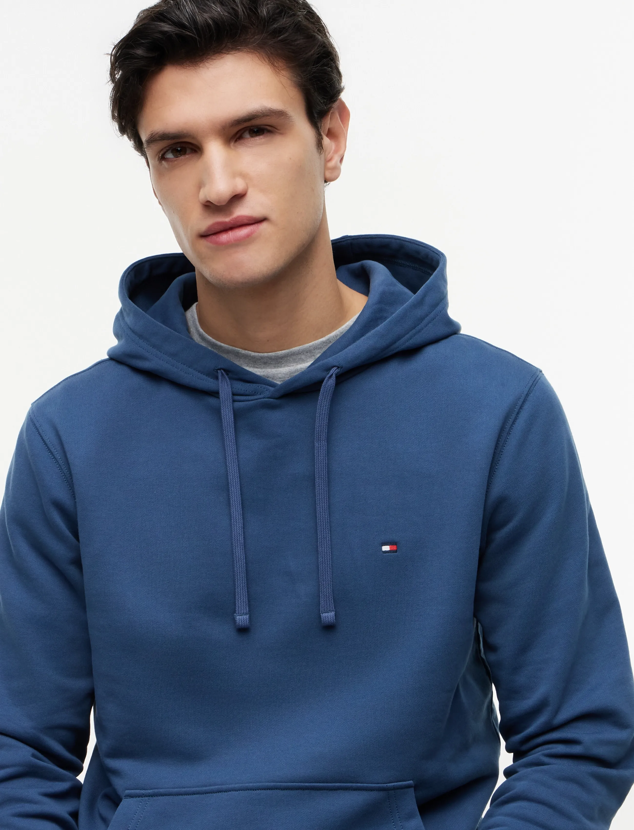 Tommy Hilfiger - ESSENTIAL TERRY HOODY - hættetrøjer - aegean sea - 4