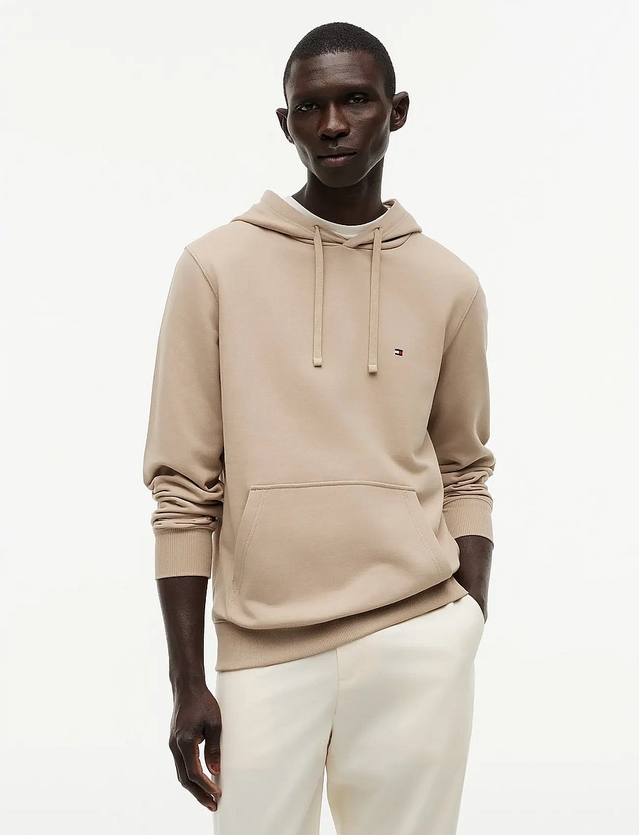 Tommy Hilfiger - ESSENTIAL TERRY HOODY - hoodies - batique khaki - 0