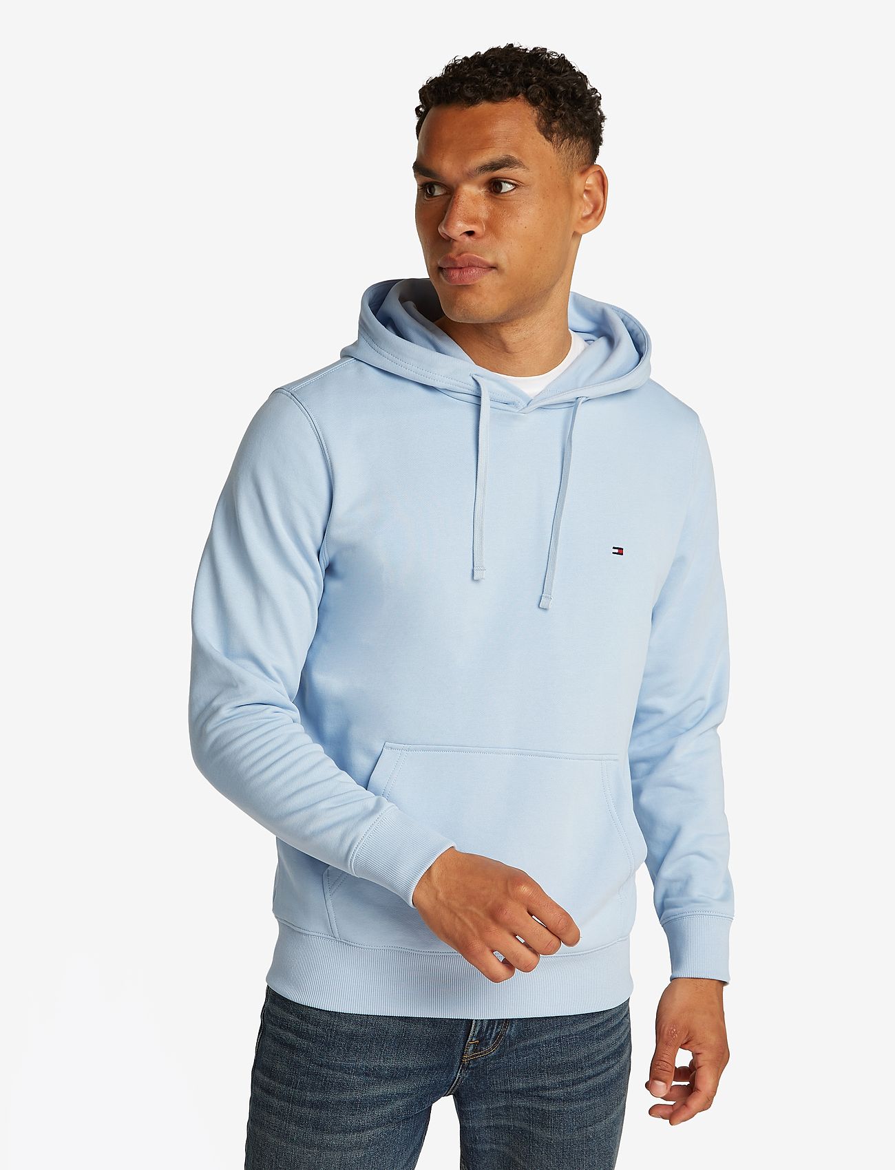 Tommy Hilfiger - ESSENTIAL TERRY HOODY - kapuutsiga dressipluusid - breezy blue - 0