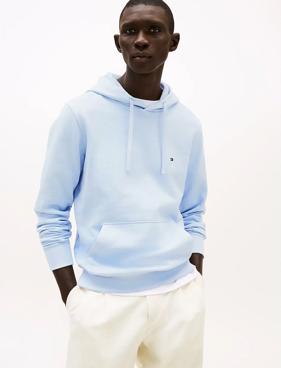 Tommy Hilfiger - ESSENTIAL TERRY HOODY - kapuzenpullover - breezy blue - 0