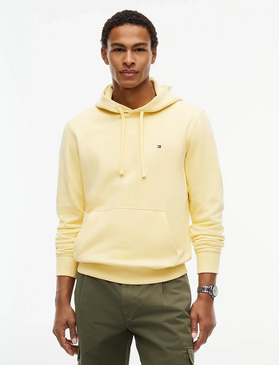 Tommy Hilfiger - ESSENTIAL TERRY HOODY - hoodies - light daffodil - 0