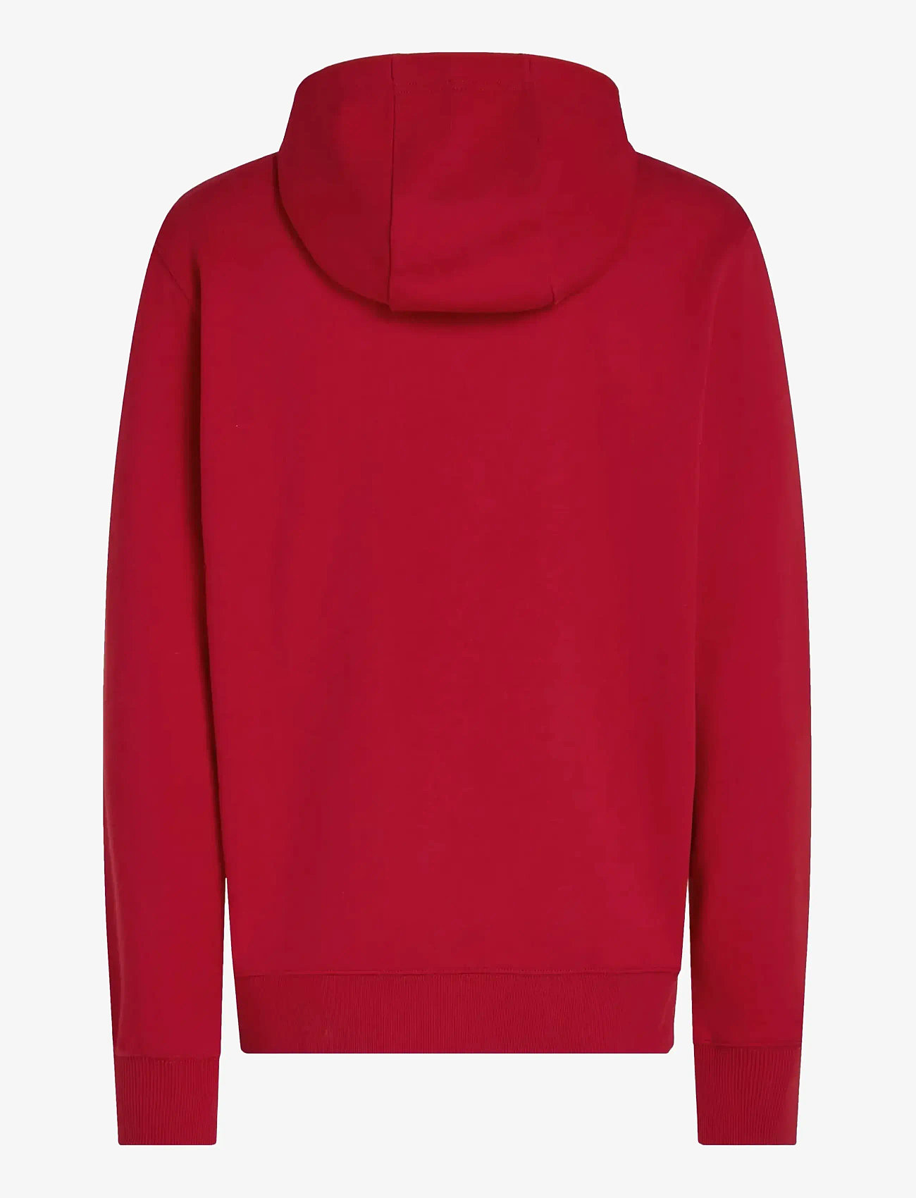 Tommy Hilfiger - ESSENTIAL TERRY HOODY - hættetrøjer - medium red - 2