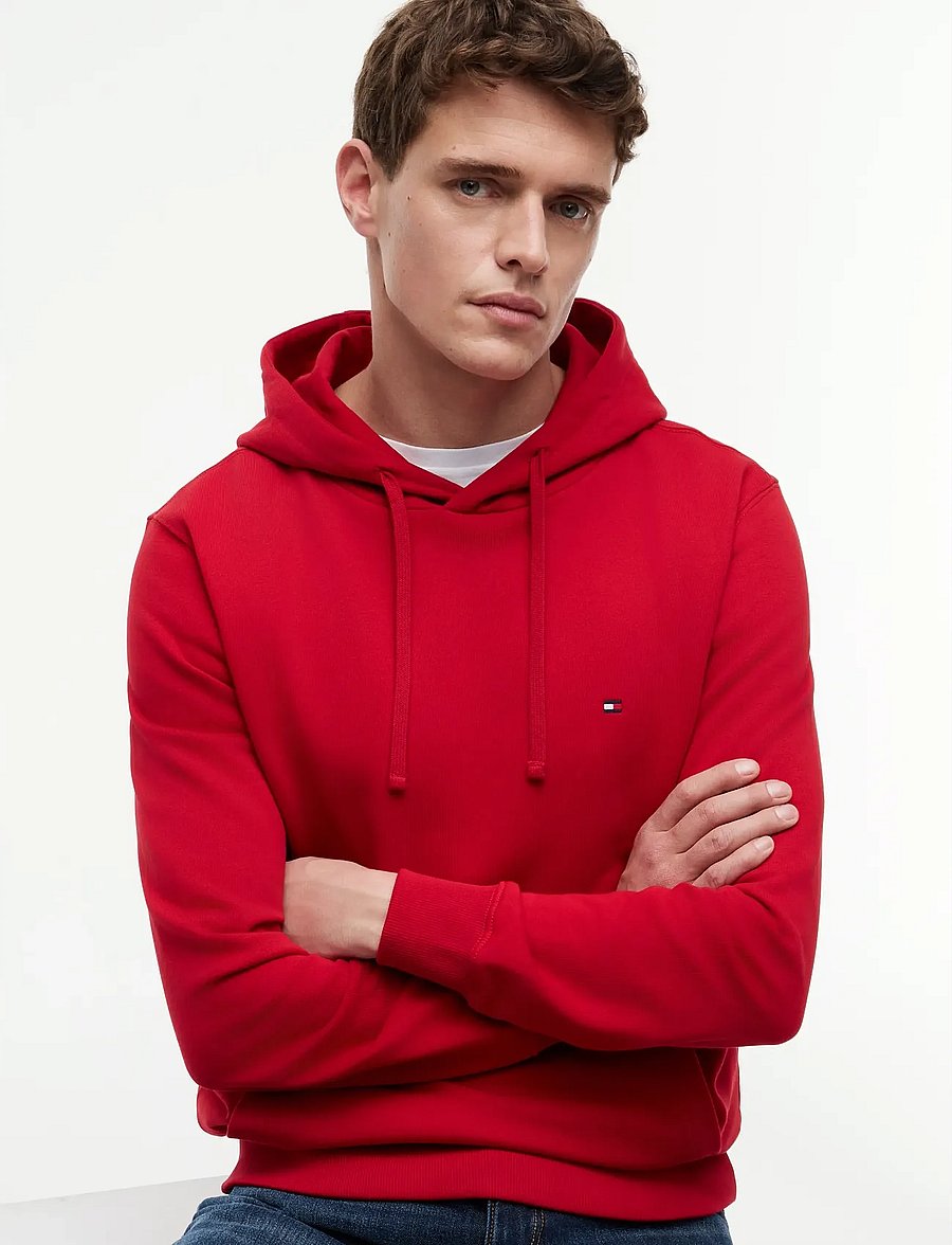 Tommy Hilfiger - ESSENTIAL TERRY HOODY - kapuzenpullover - medium red - 4