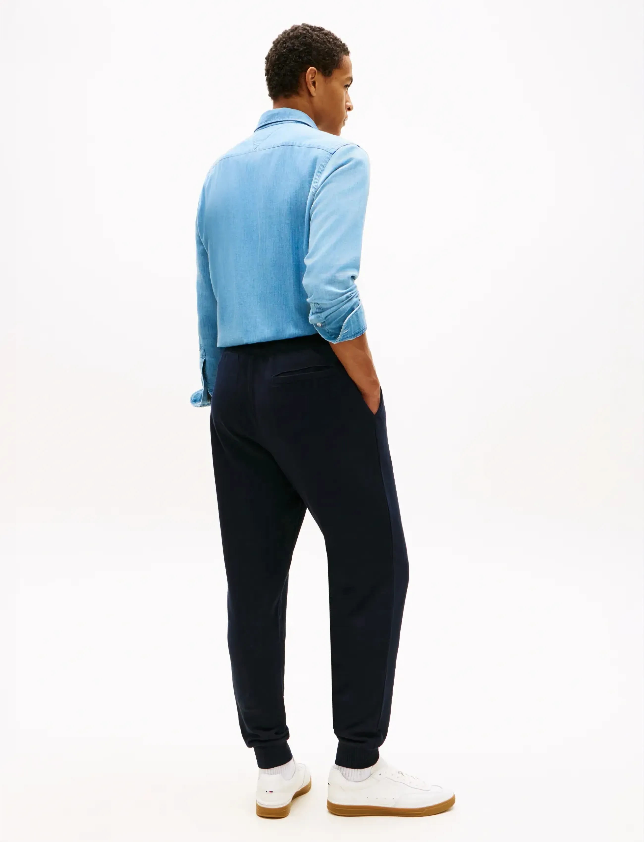 Tommy Hilfiger - ESSENTIAL TERRY SWEATPANTS - mænd - desert sky - 2