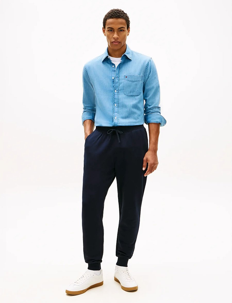 Tommy Hilfiger - ESSENTIAL TERRY SWEATPANTS - shop etter anledning - desert sky - 3