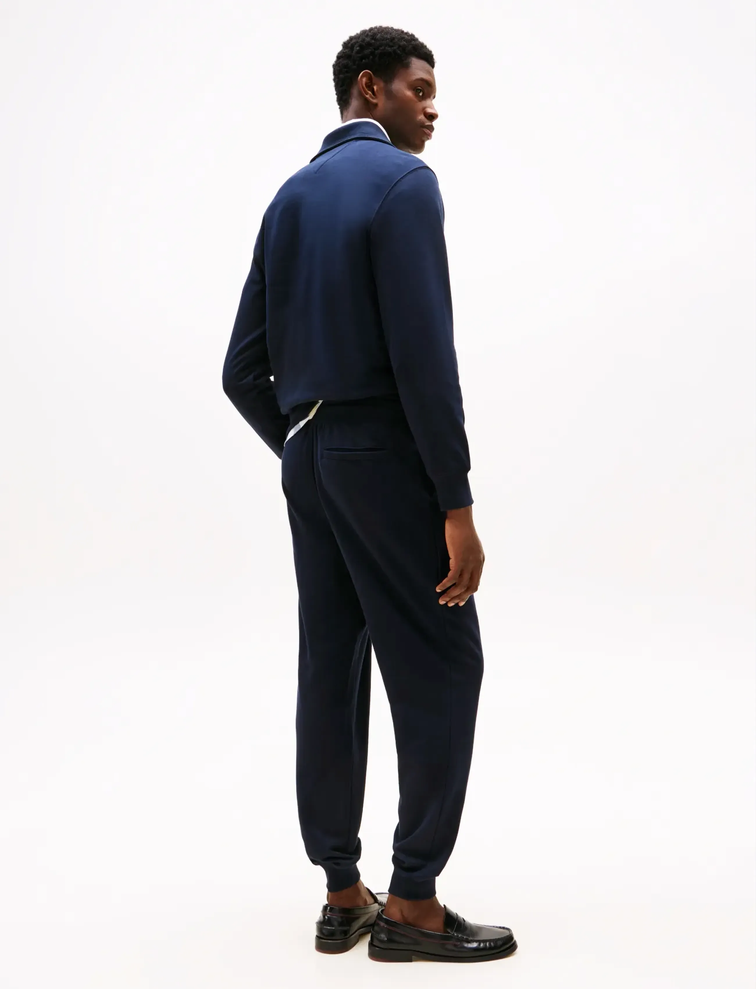Tommy Hilfiger ESSENTIAL TERRY SWEATPANTS - Sweatpants - DESERT SKY / navy