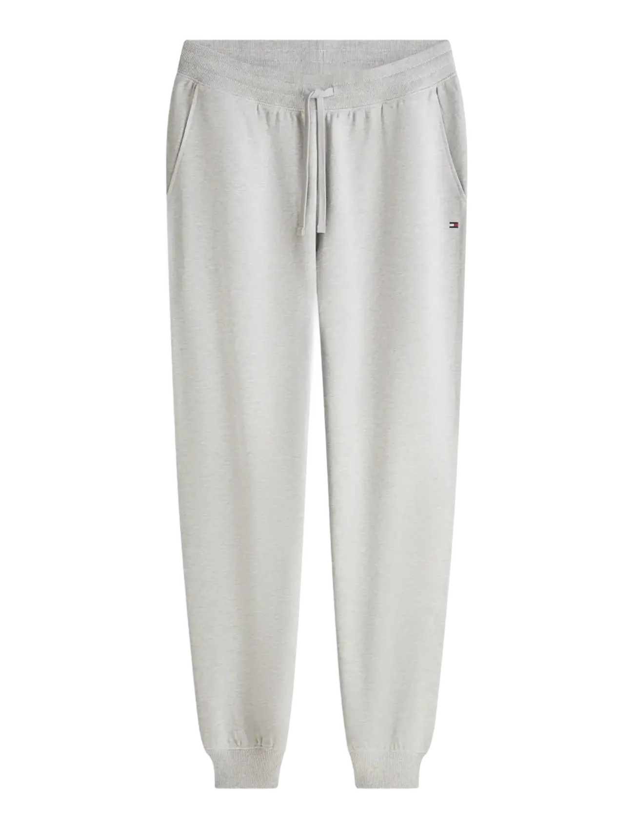 Tommy Hilfiger ESSENTIAL TERRY SWEATPANTS - Collegehousut - LIGHT GREY HEATHER / grey
