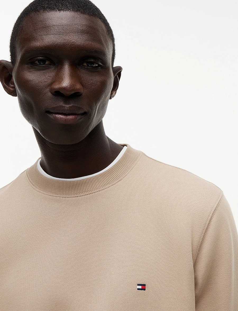 Tommy Hilfiger - ESSENTIAL TERRY CREWNECK - sweatshirts - batique khaki - 3