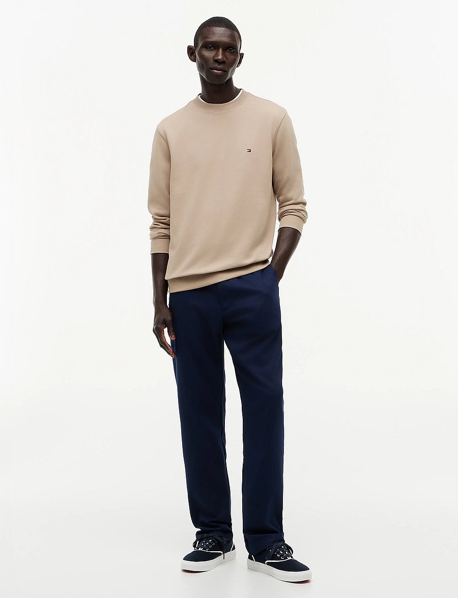 Tommy Hilfiger - ESSENTIAL TERRY CREWNECK - sweatshirts - batique khaki - 4
