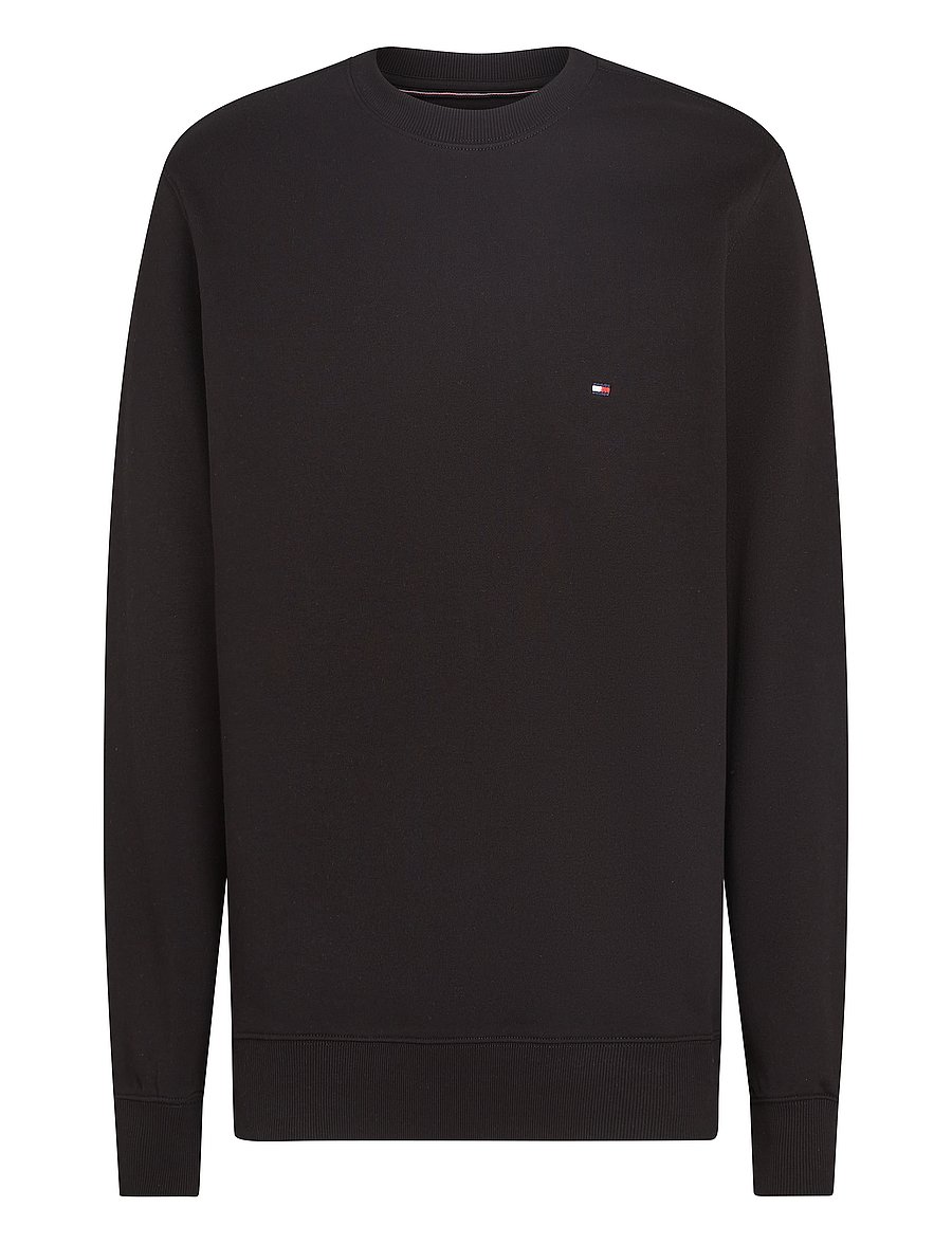 Tommy Hilfiger - ESSENTIAL TERRY CREWNECK - collegepaidat - black - 1