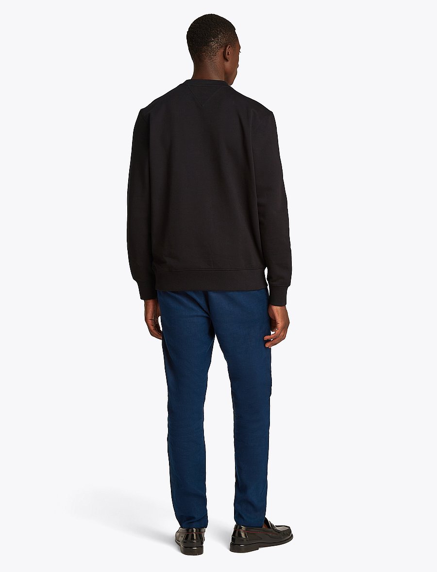 Tommy Hilfiger - ESSENTIAL TERRY CREWNECK - collegepaidat - black - 2
