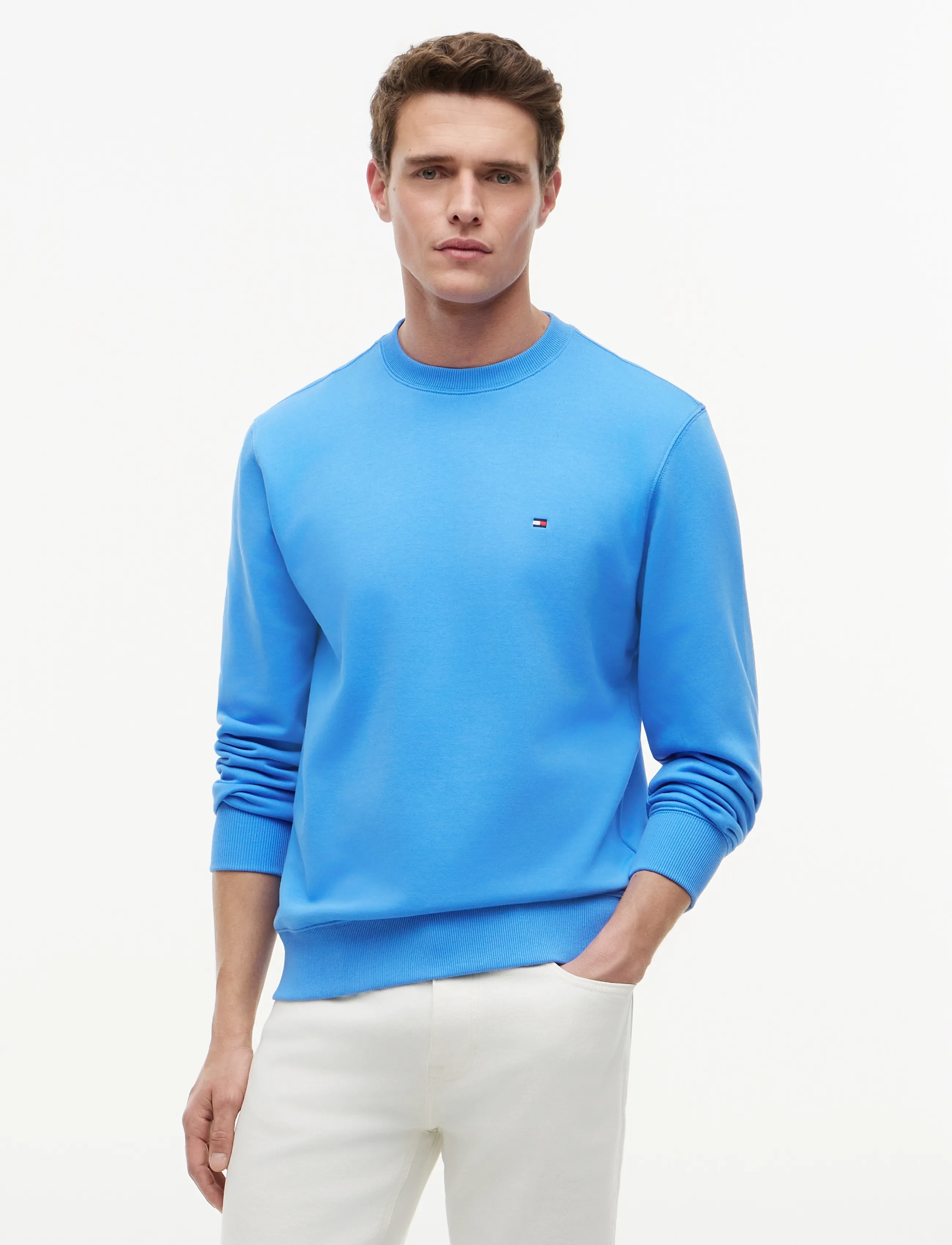 Tommy Hilfiger ESSENTIAL TERRY CREWNECK - Sweatshirts - BLUE SPELL / blue