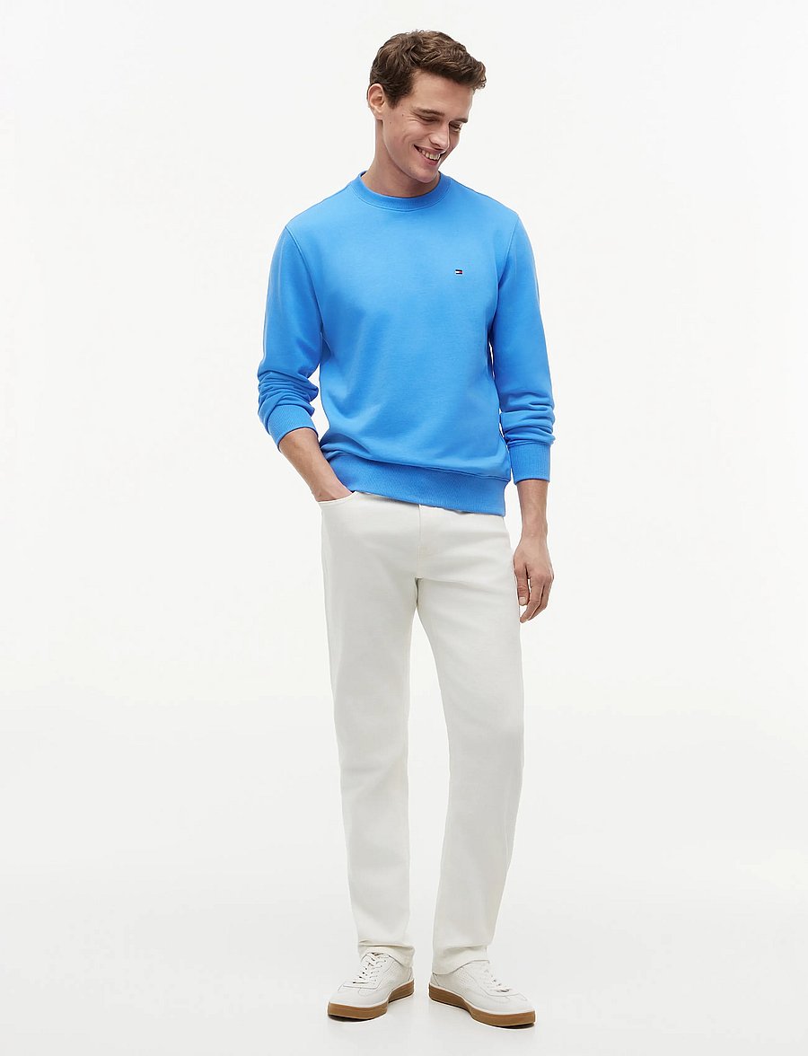 Tommy Hilfiger - ESSENTIAL TERRY CREWNECK - sweatshirts - blue spell - 4