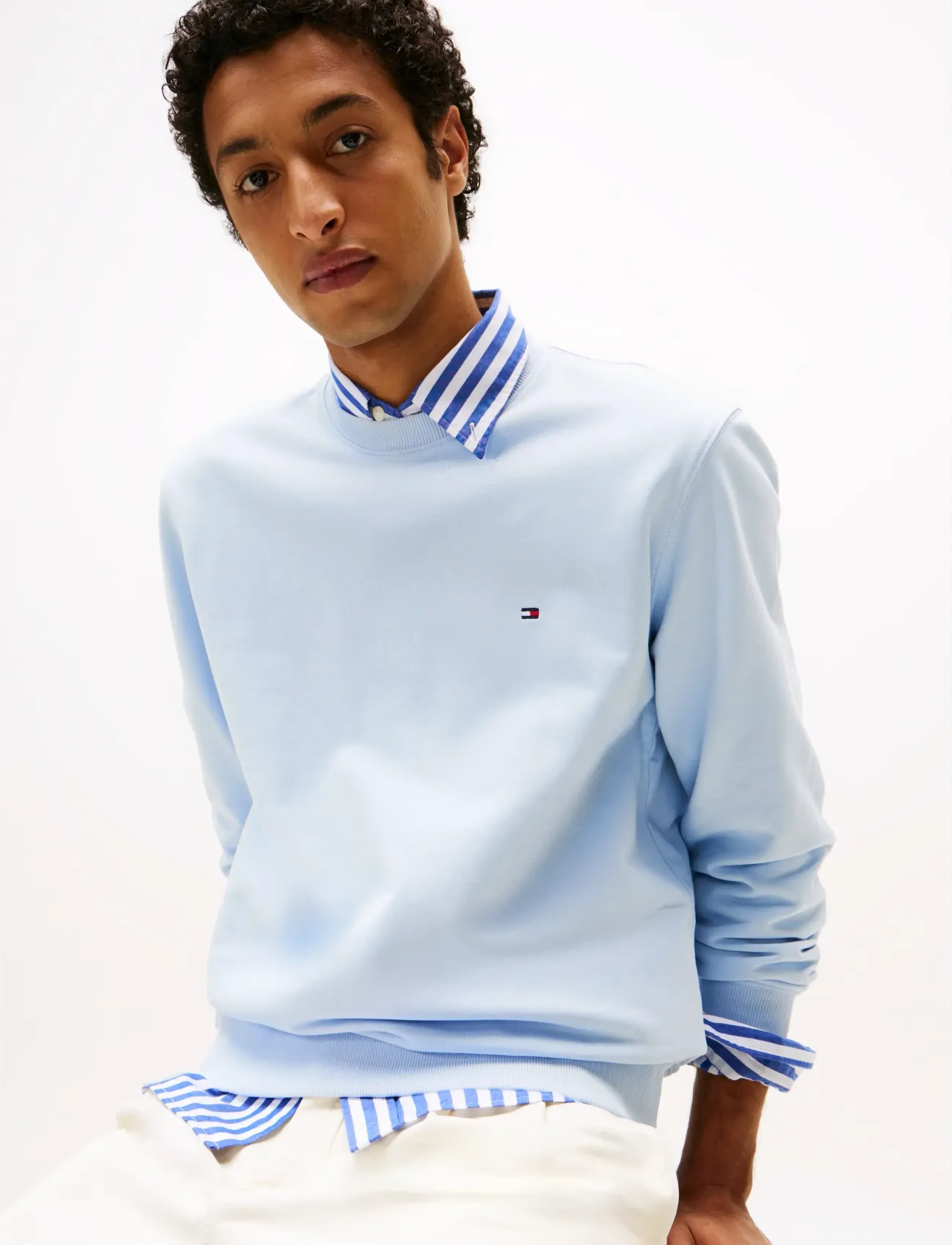Tommy Hilfiger - ESSENTIAL TERRY CREWNECK - urlaubsfavoriten - breezy blue - 5