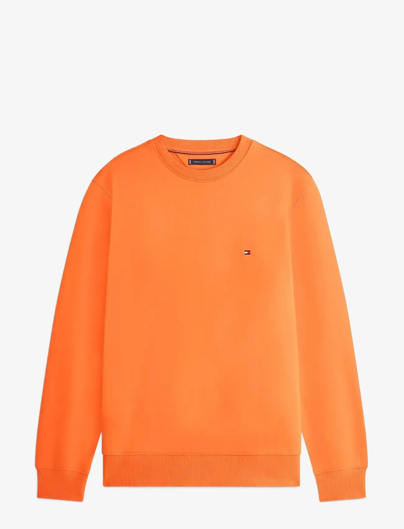 Tommy Hilfiger - ESSENTIAL TERRY CREWNECK - shoppa efter tillfälle - brilliant orange - 1
