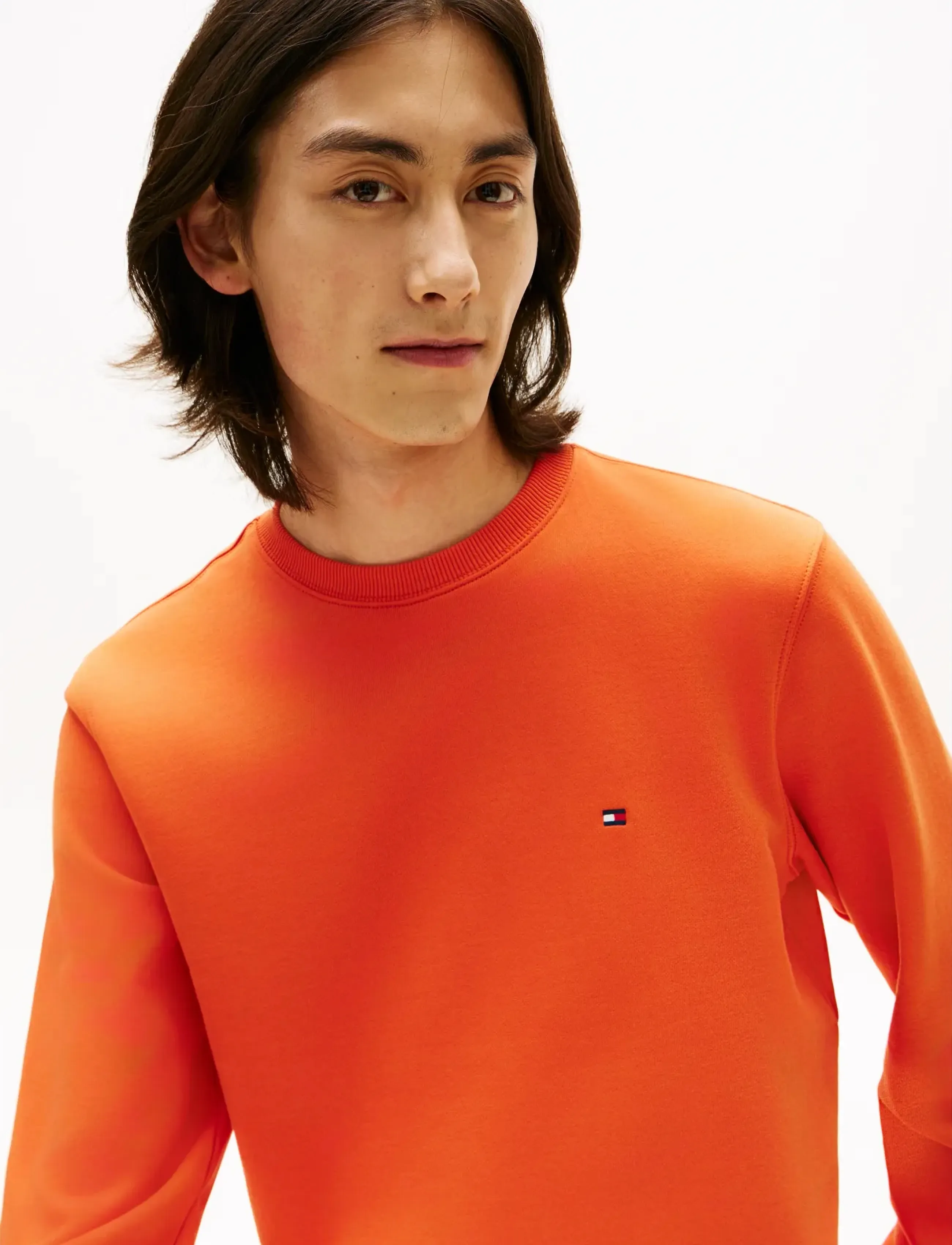 Tommy Hilfiger - ESSENTIAL TERRY CREWNECK - urlaubsfavoriten - brilliant orange - 4