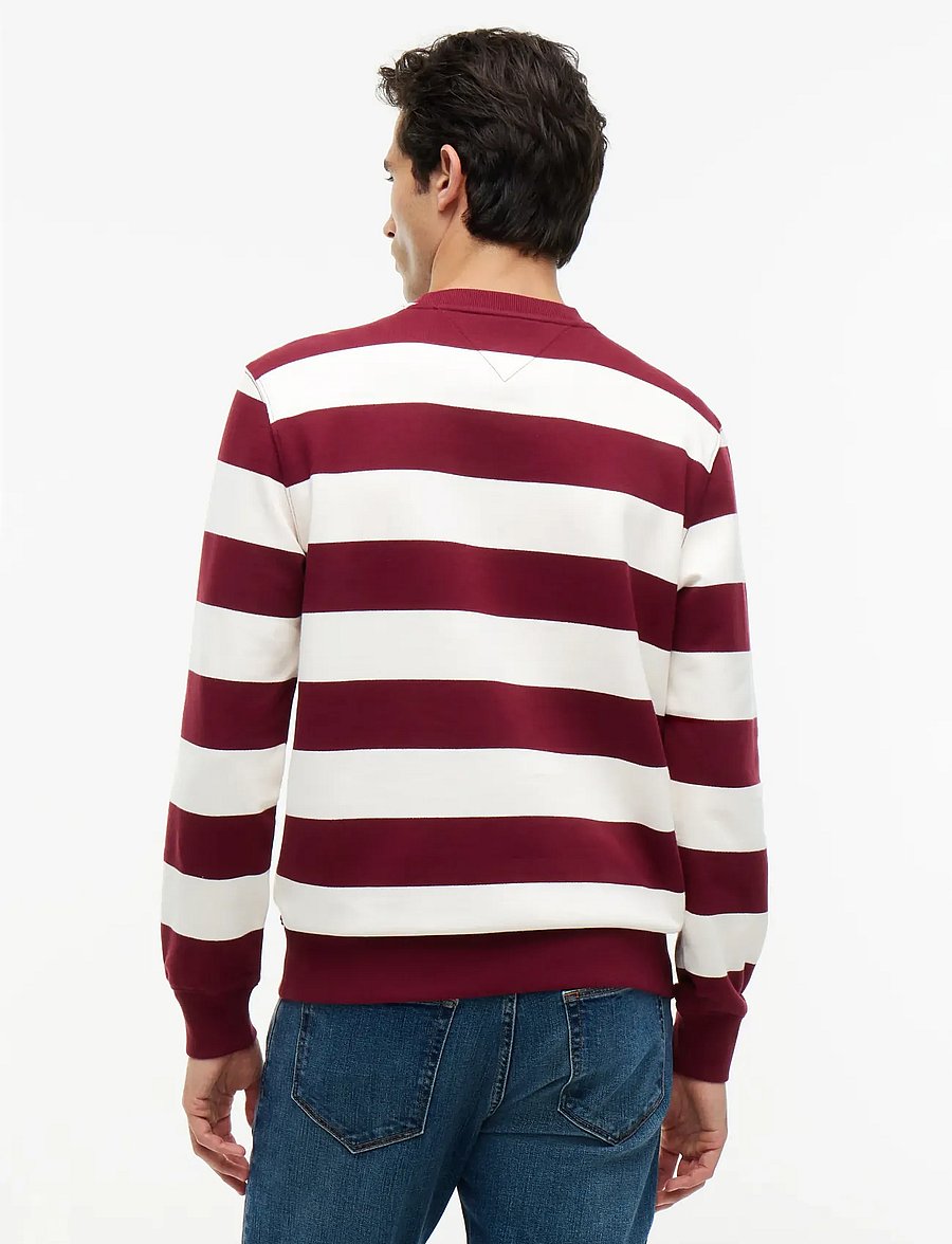 Tommy Hilfiger - ESSENTIAL TERRY CREWNECK - shoppa efter tillfälle - burgundy ivory petal - 2