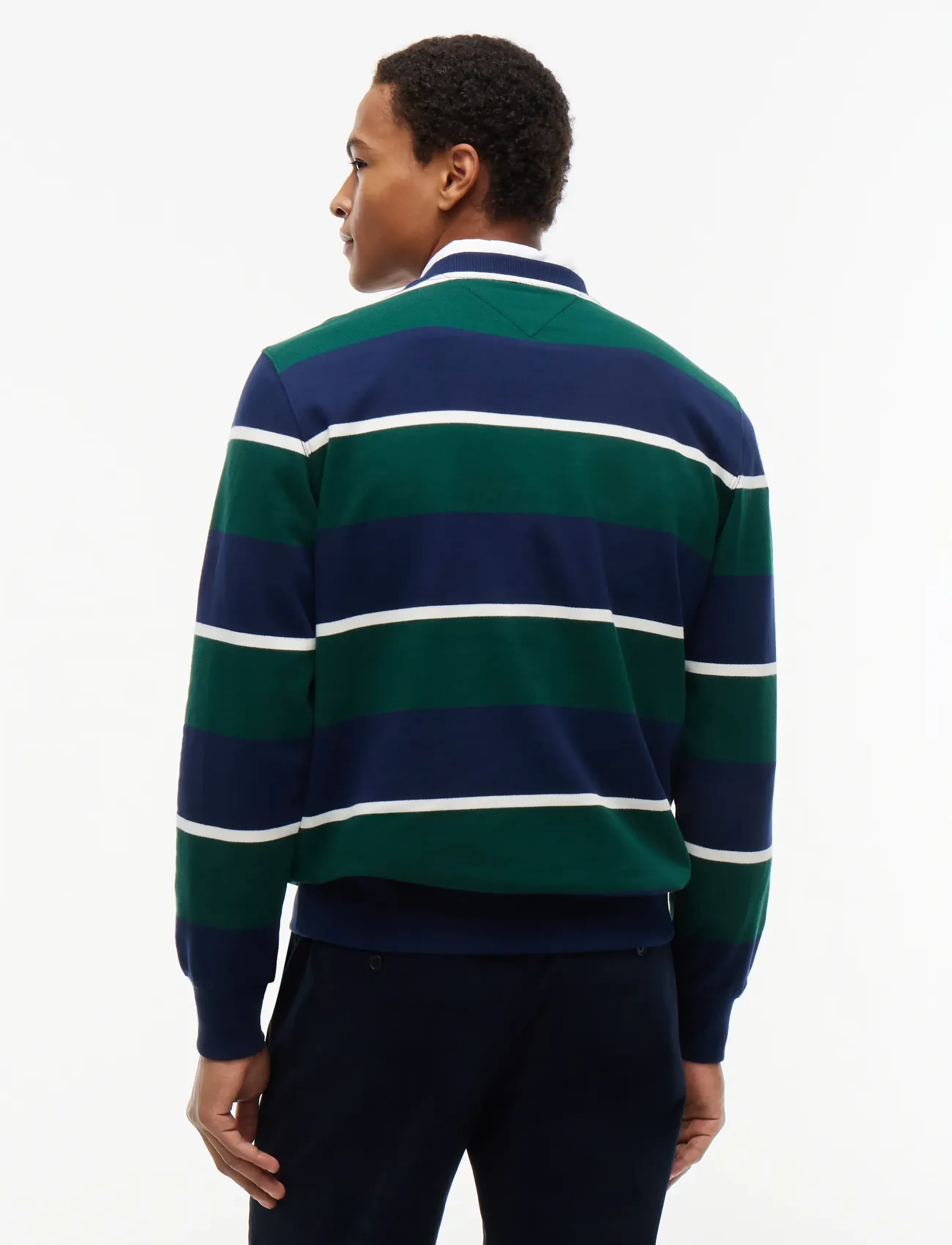 Tommy Hilfiger - ESSENTIAL TERRY CREWNECK - shoppa efter tillfälle - carbon navy  multi - 2