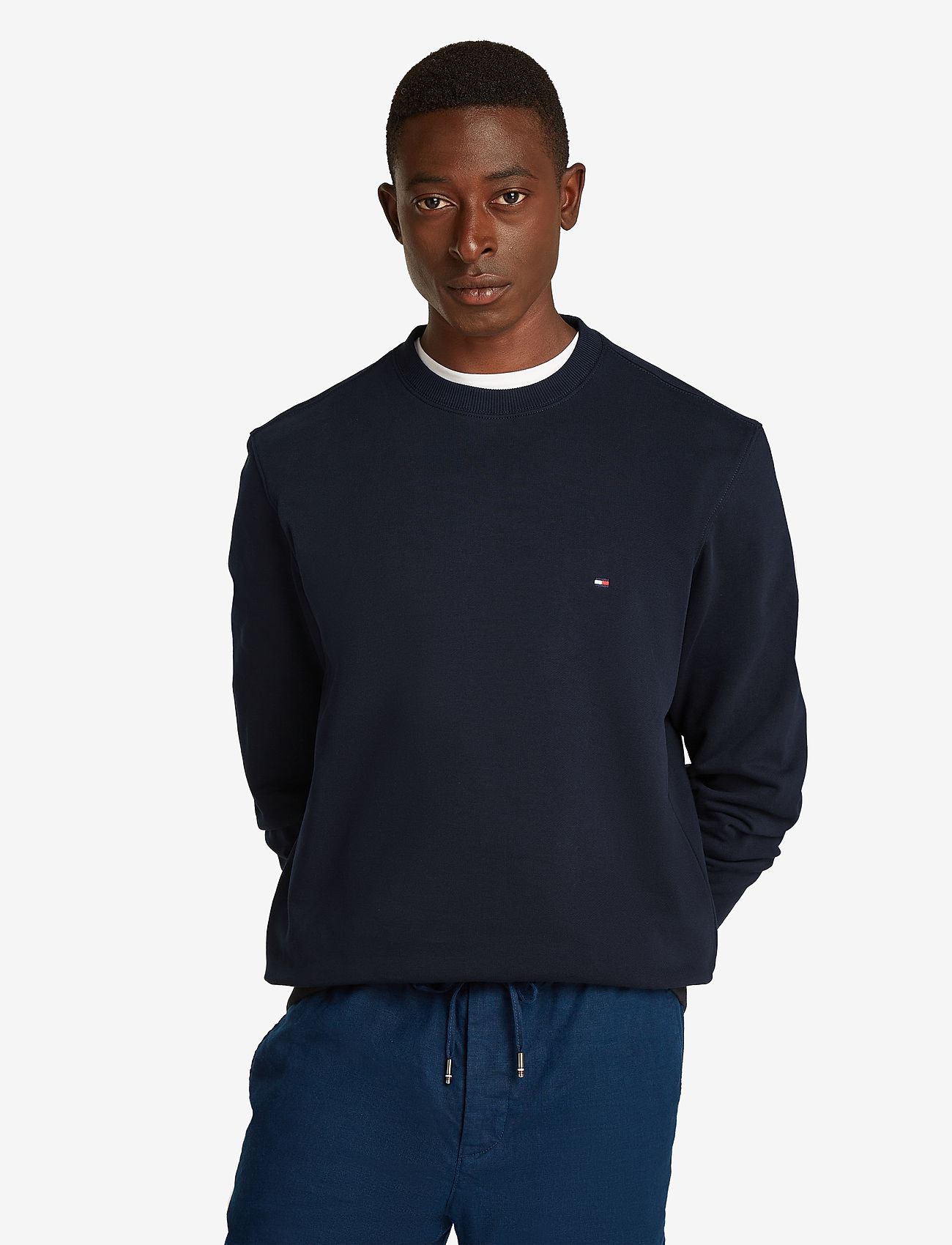 Tommy Hilfiger - ESSENTIAL TERRY CREWNECK - shop efter anledning - desert sky - 0