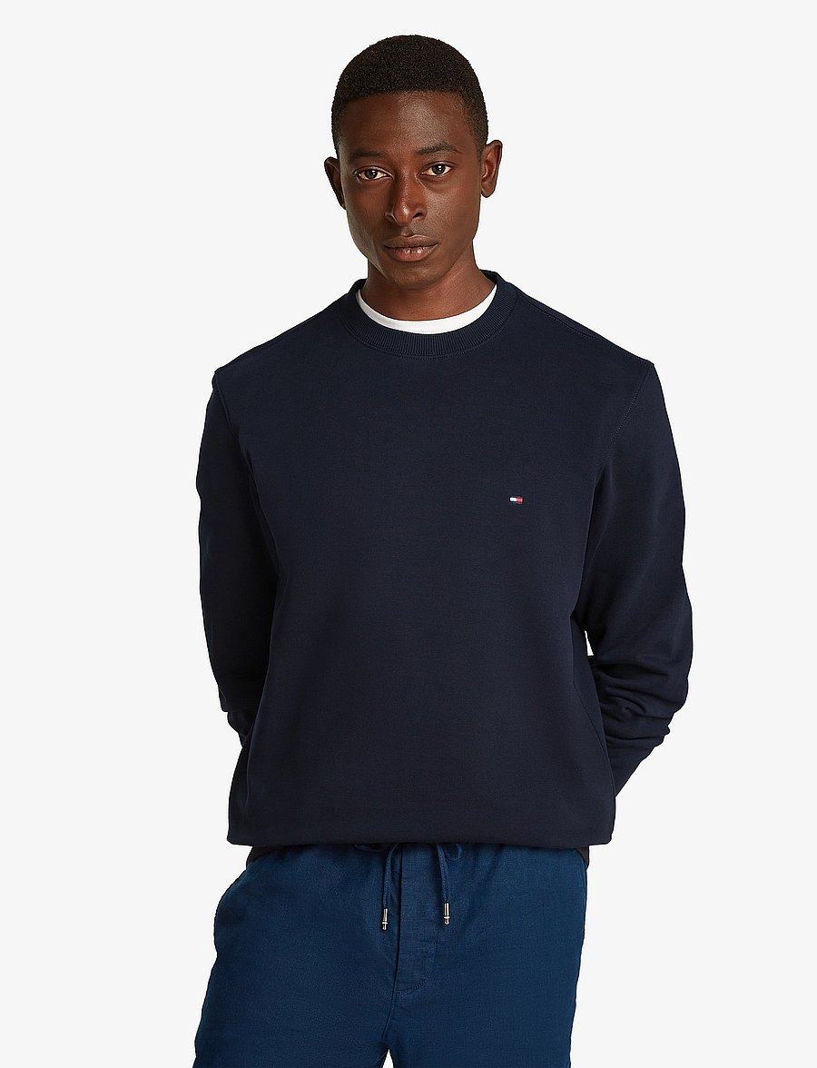 Tommy Hilfiger - ESSENTIAL TERRY CREWNECK - collegepaidat - desert sky - 0