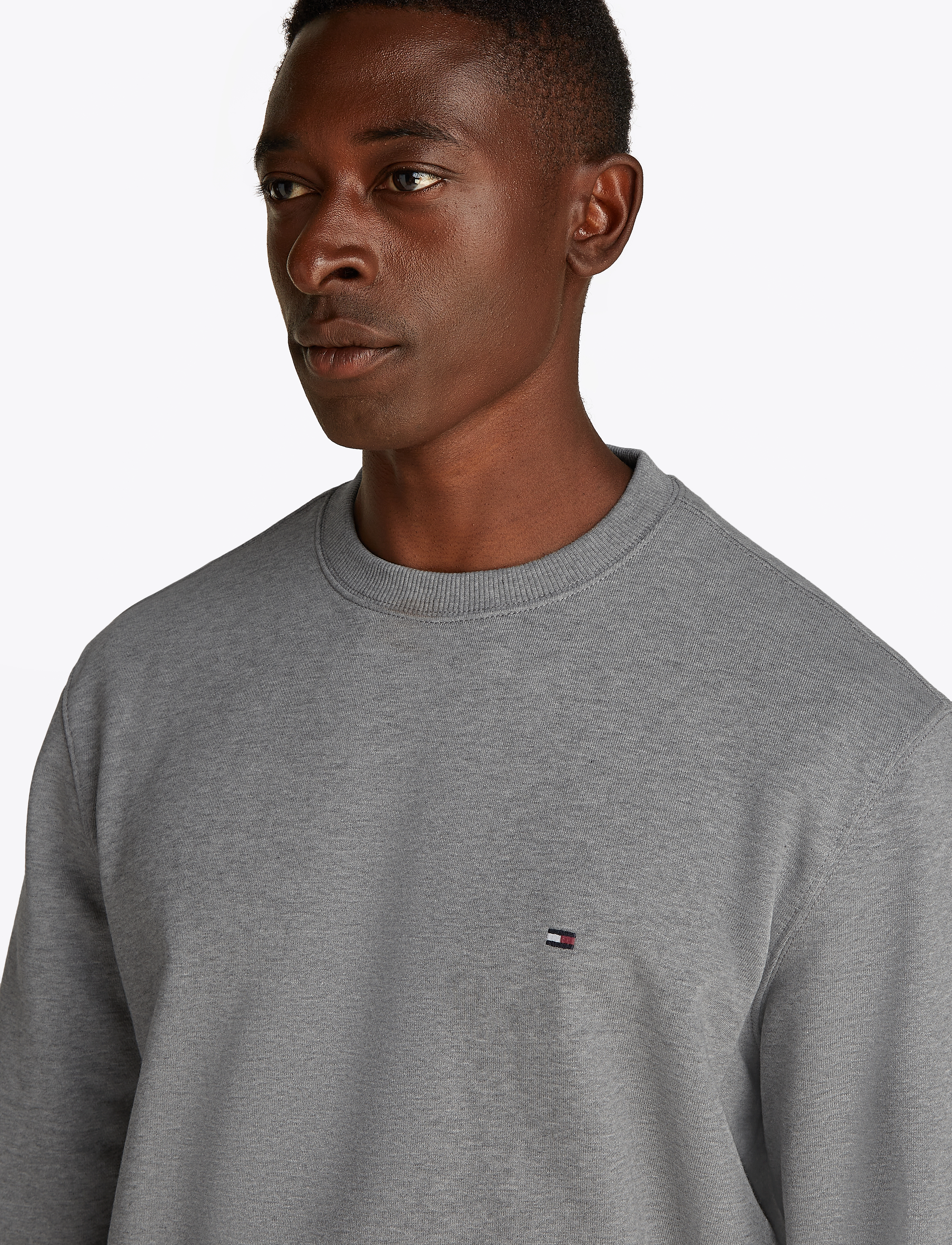Tommy Hilfiger - ESSENTIAL TERRY CREWNECK - vacation essentials - medium grey heather - 3