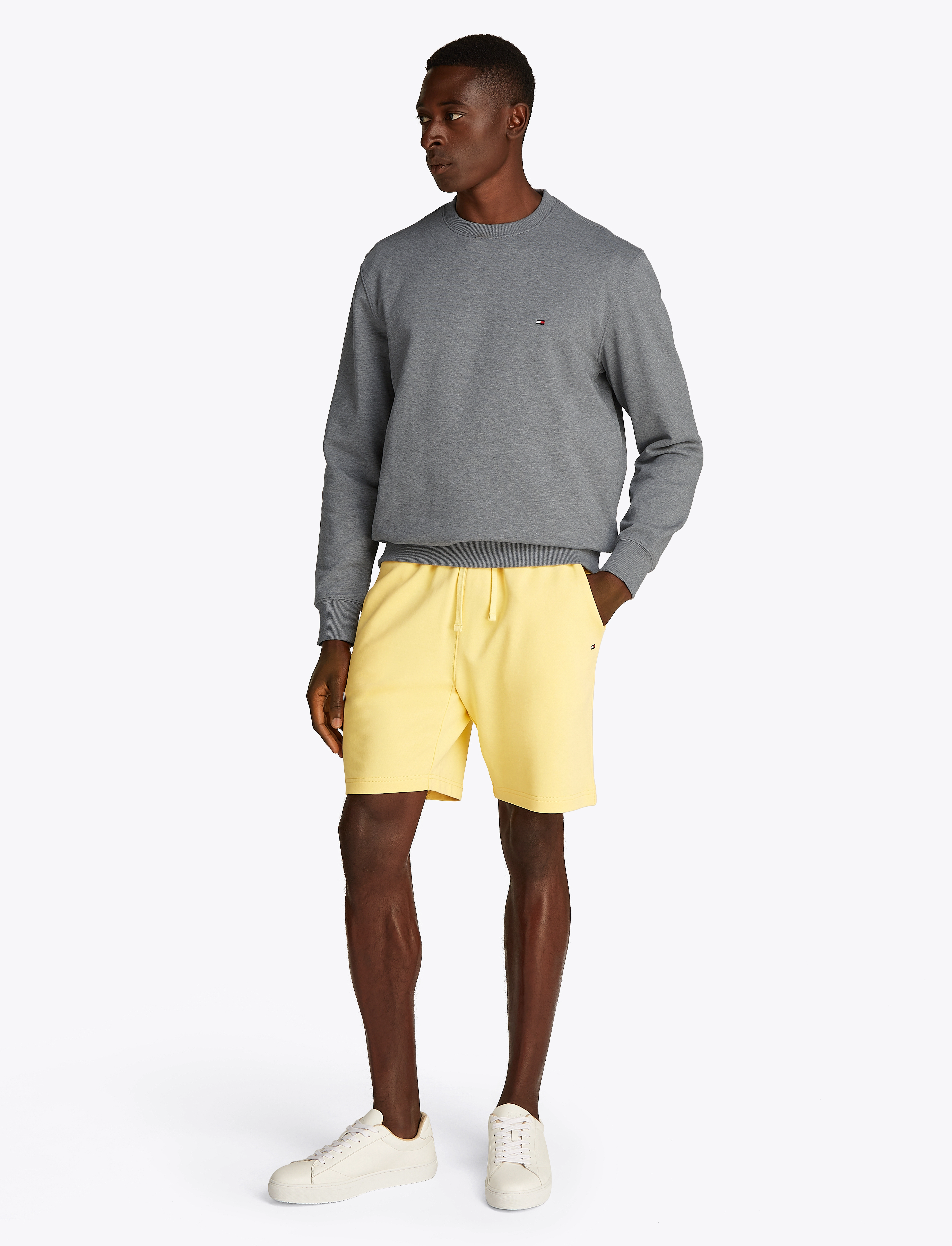 Tommy Hilfiger - ESSENTIAL TERRY CREWNECK - vacation essentials - medium grey heather - 4
