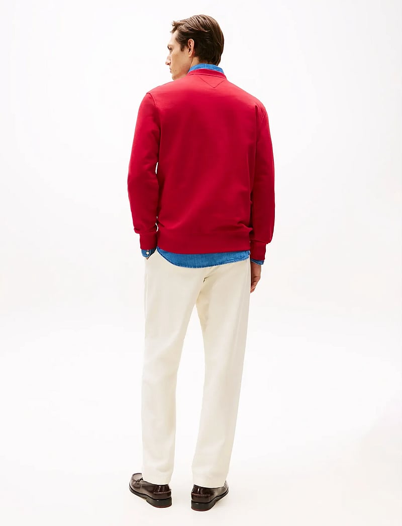 Tommy Hilfiger - ESSENTIAL TERRY CREWNECK - shop efter anledning - medium red - 3