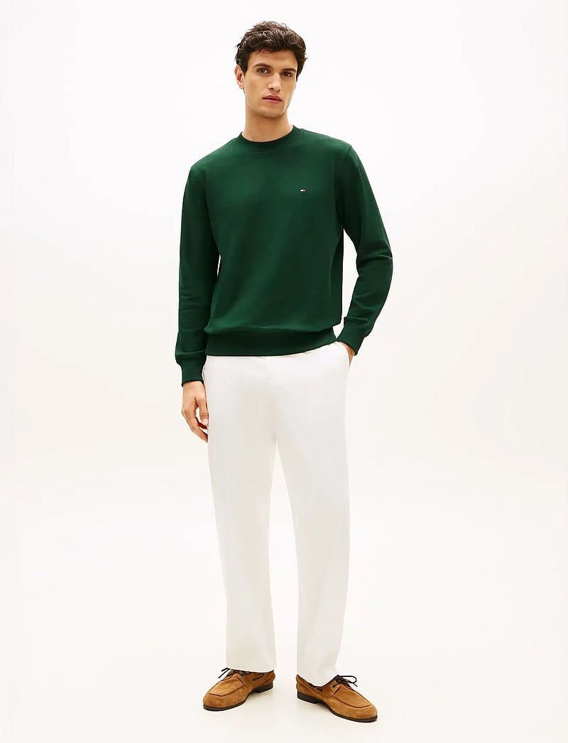 Tommy Hilfiger - ESSENTIAL TERRY CREWNECK - prekės kiekvienai progai - nocturnal green - 3