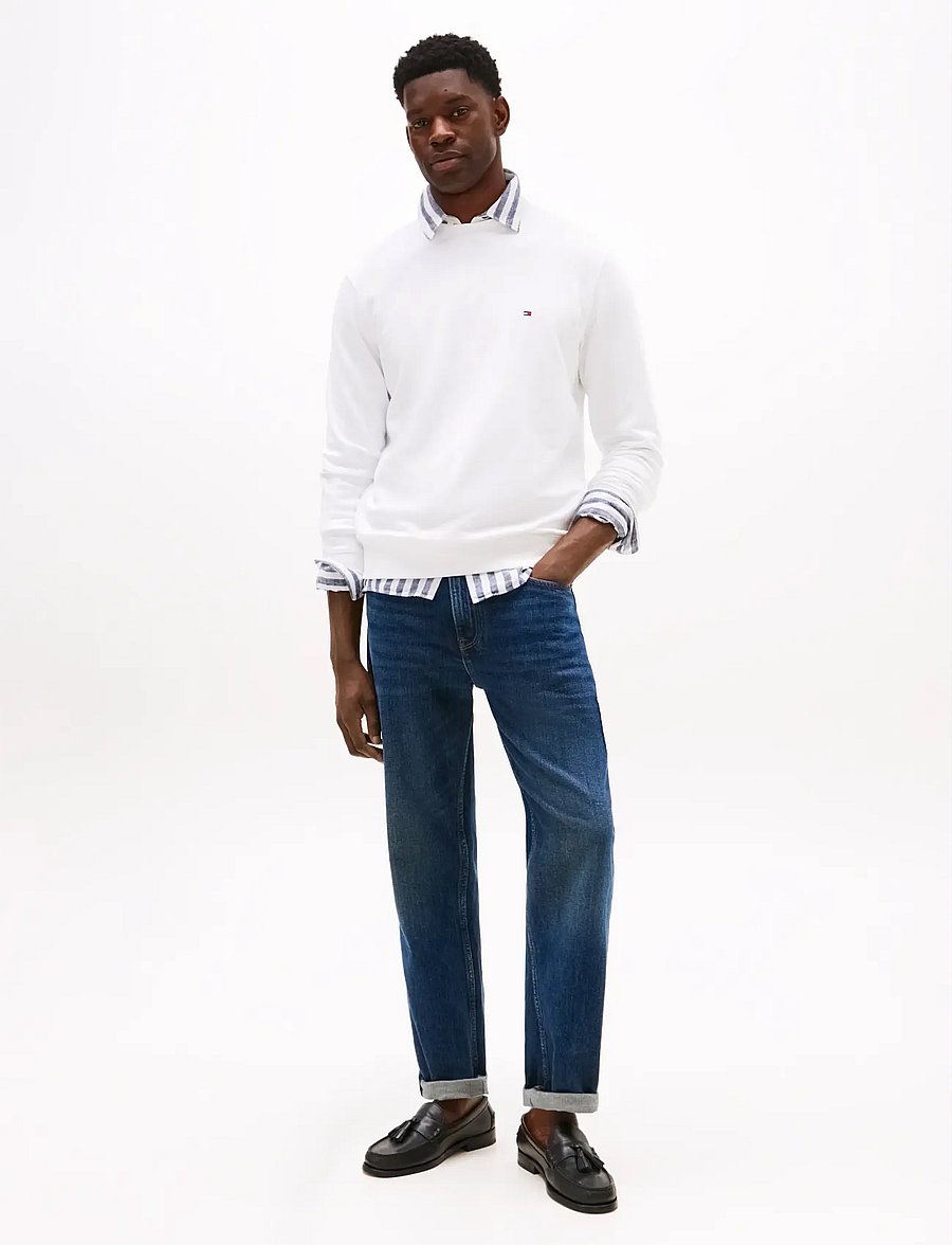 Tommy Hilfiger - ESSENTIAL TERRY CREWNECK - sweatshirts - white - 5