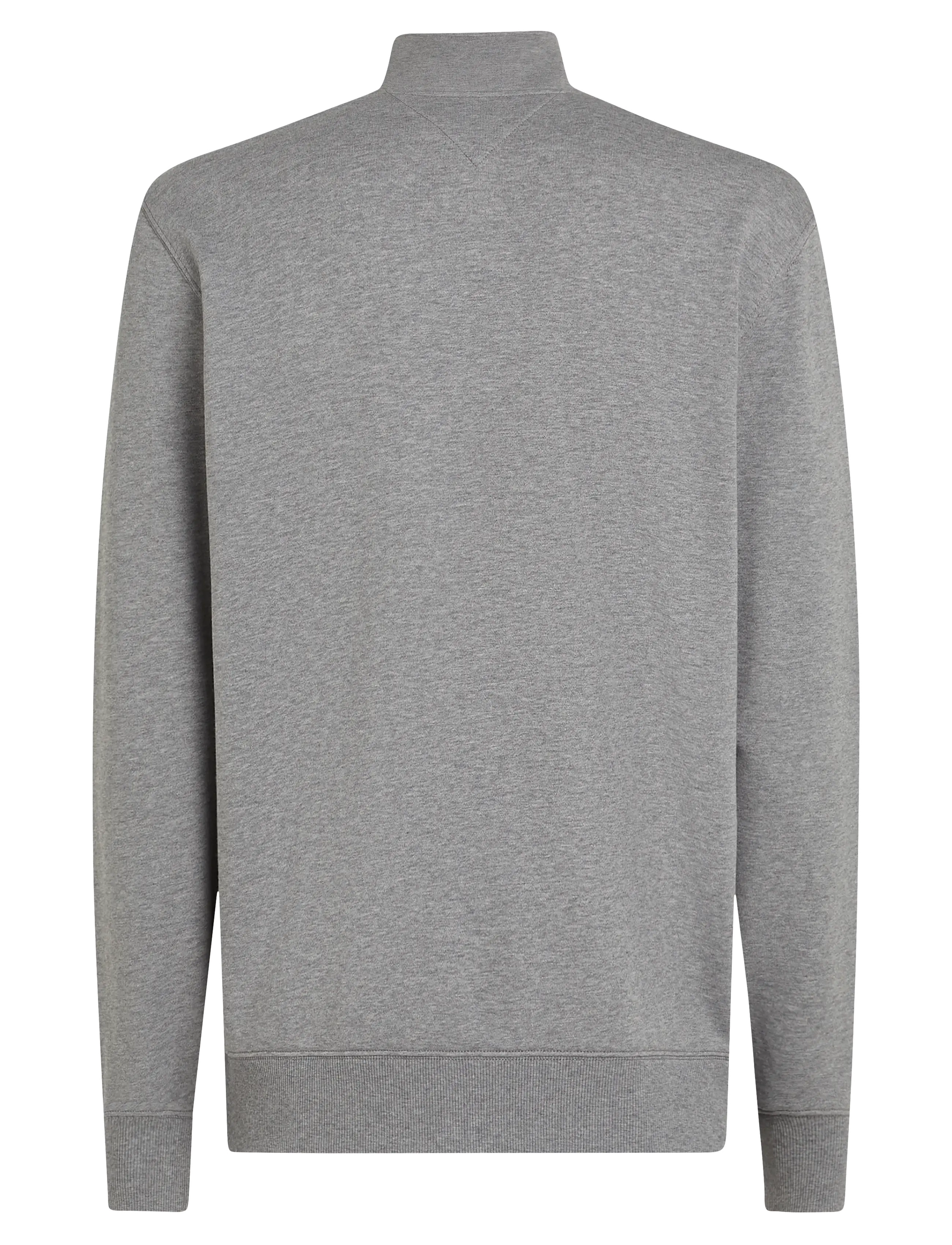Tommy Hilfiger - ESSENTIAL TERRY 1/4 ZIP - medium grey heather - 2