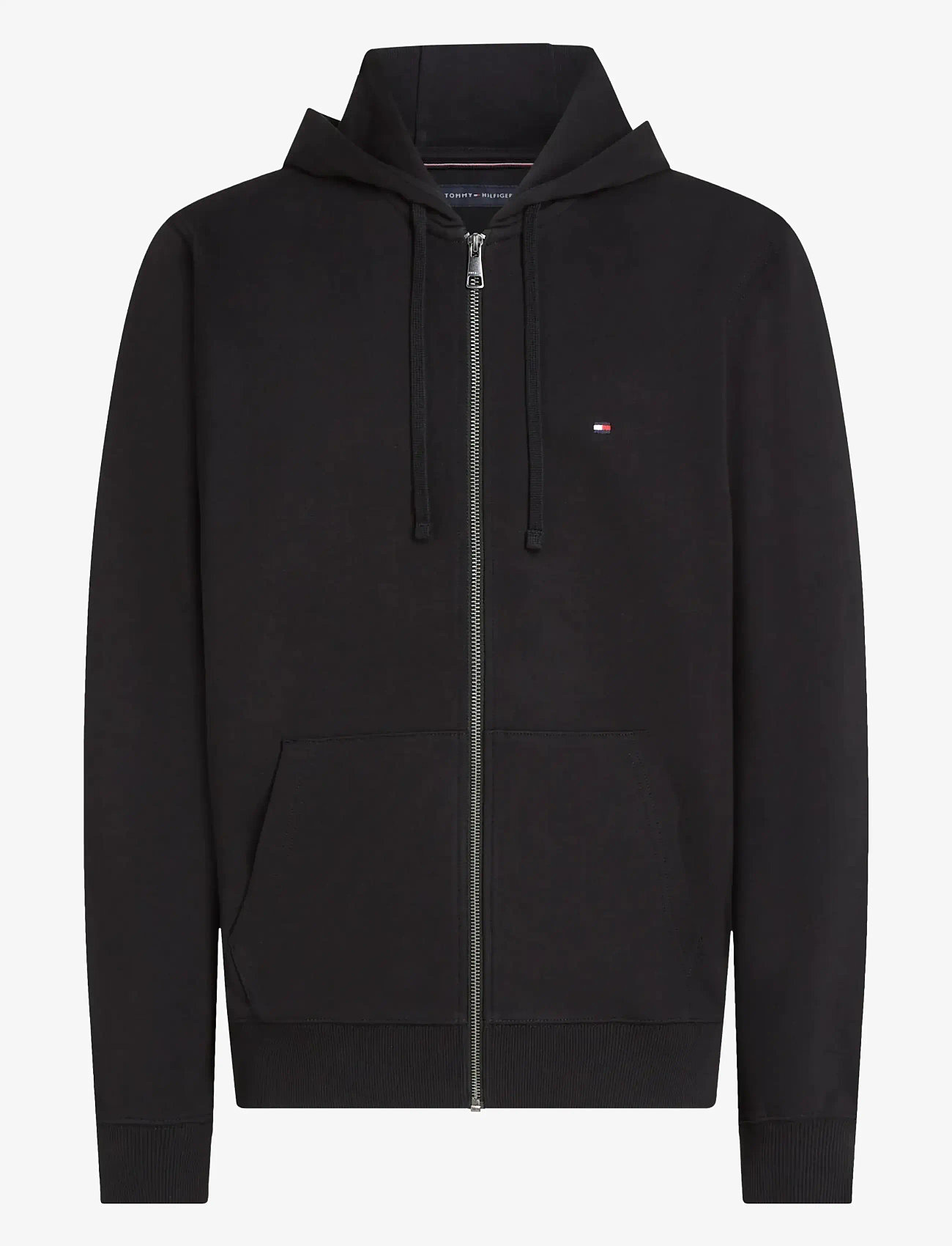 Tommy Hilfiger - ESSENTIAL TERRY ZIP THROUGH - sweatshirts - black - 0