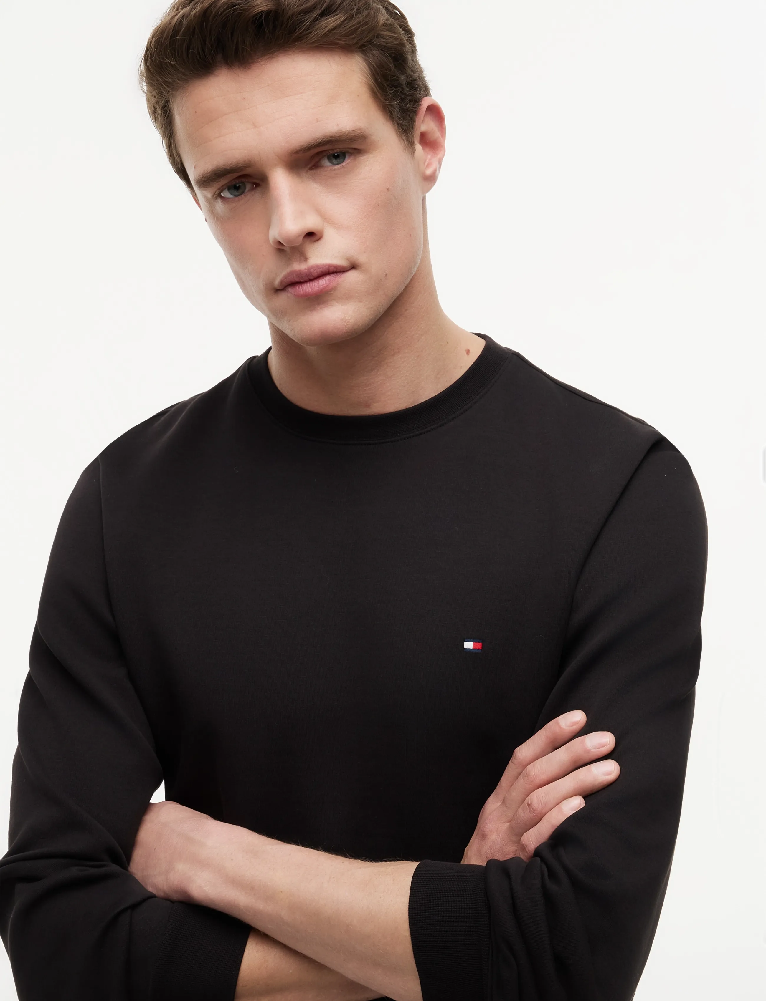 Tommy Hilfiger - ESSENTIAL INTECHNO CREWNECK - sweatshirts - black - 4