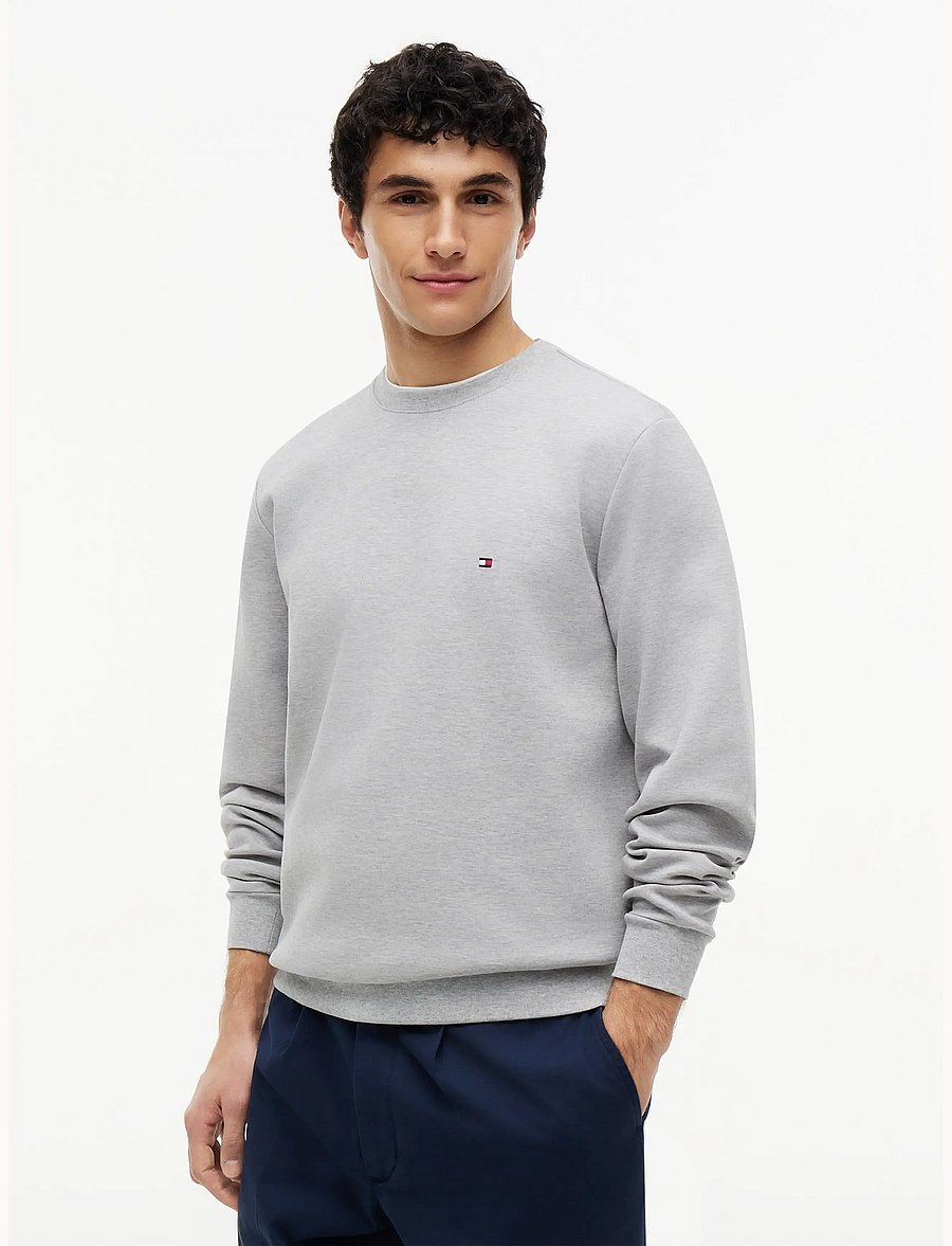 Tommy Hilfiger - ESSENTIAL INTECHNO CREWNECK - dressipluusid - light grey heather - 0