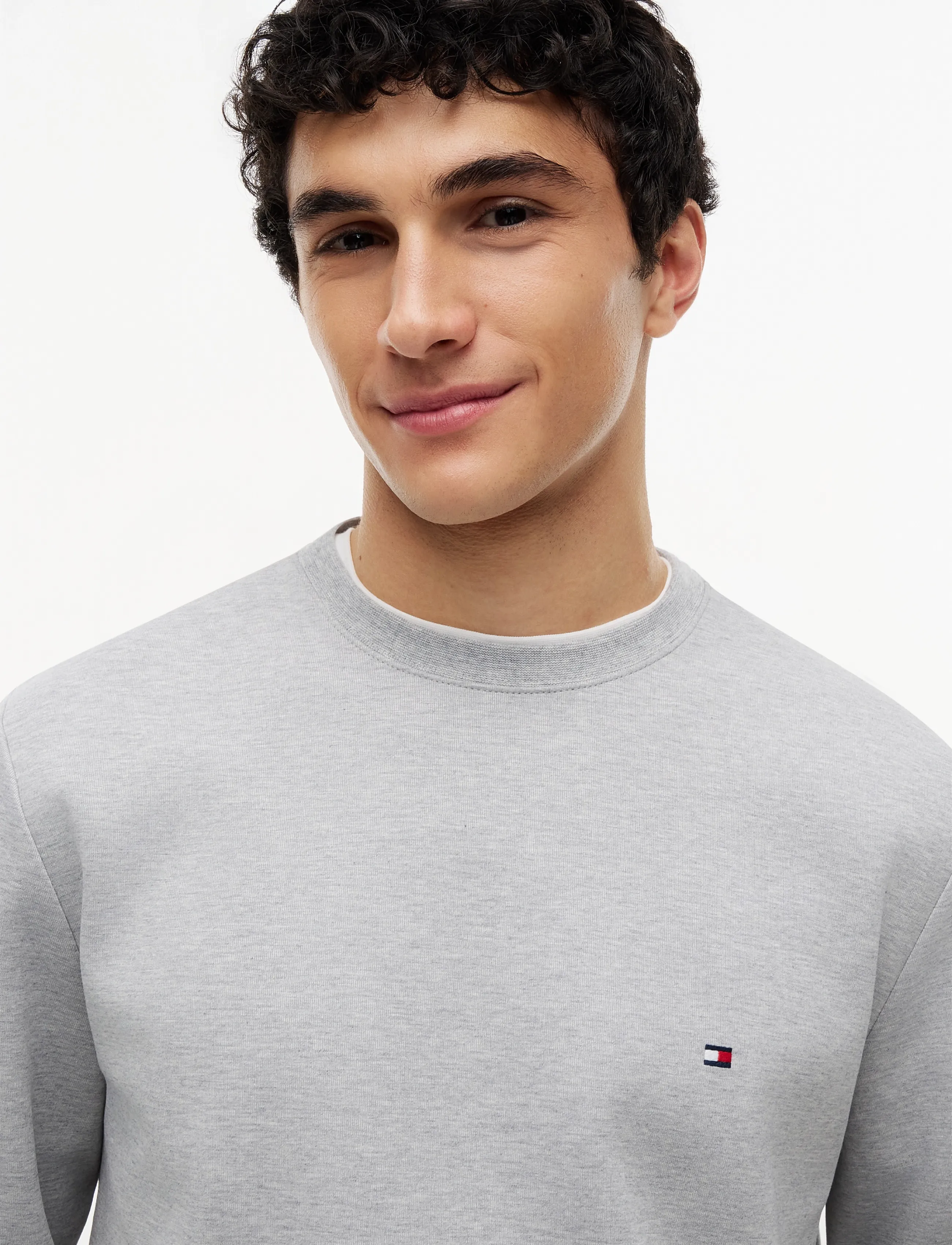 Tommy Hilfiger - ESSENTIAL INTECHNO CREWNECK - light grey heather - 4