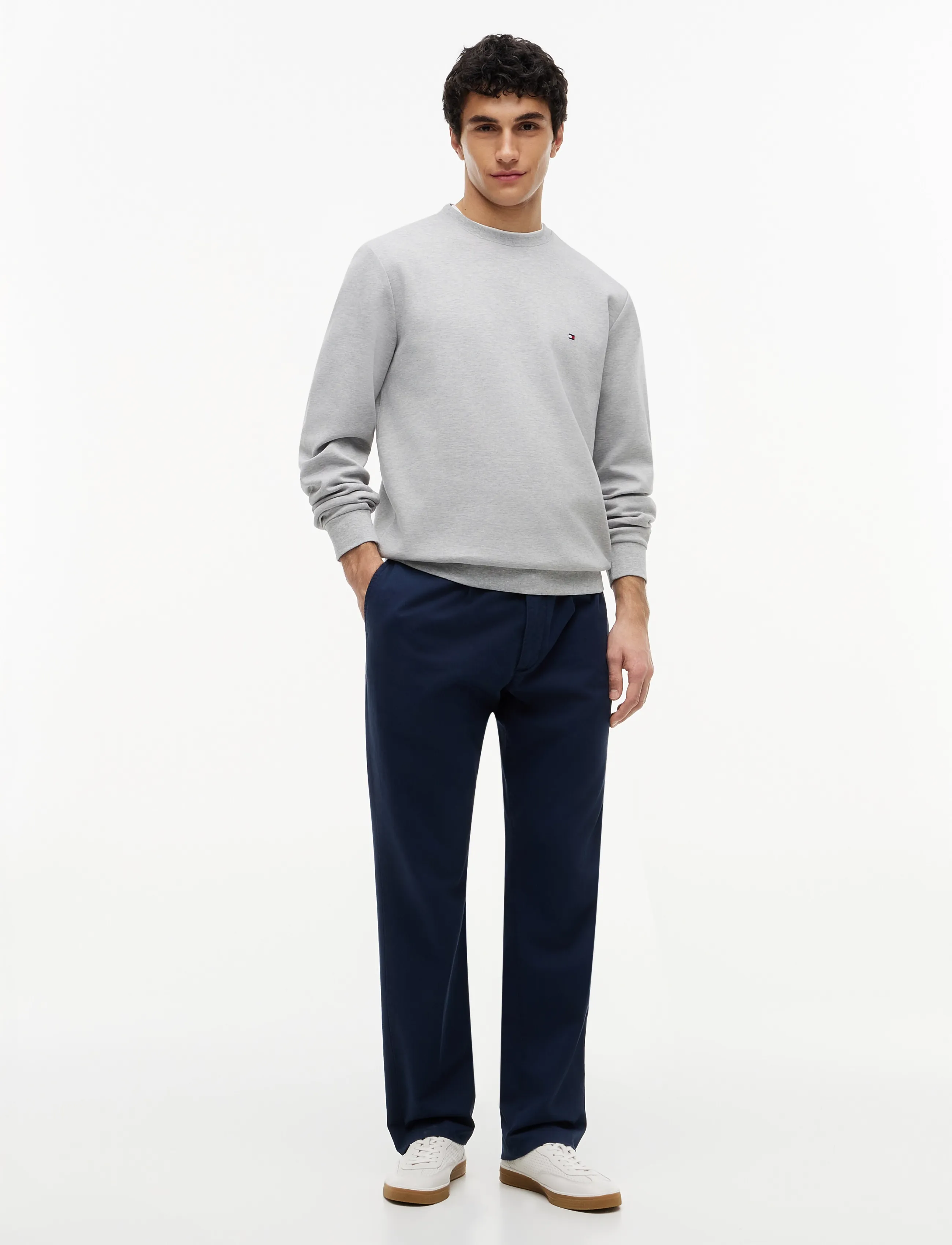 Tommy Hilfiger - ESSENTIAL INTECHNO CREWNECK - light grey heather - 5